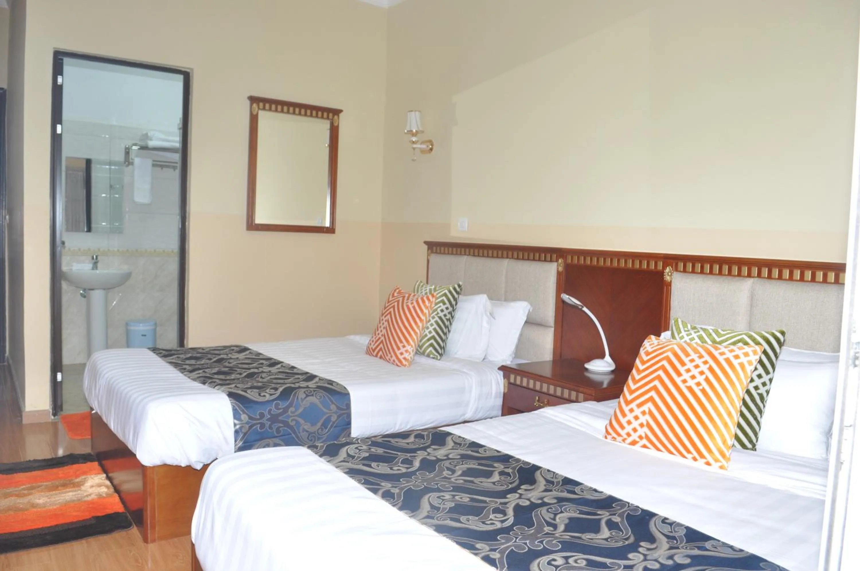 Bed in Hôtel Sky blue Mada