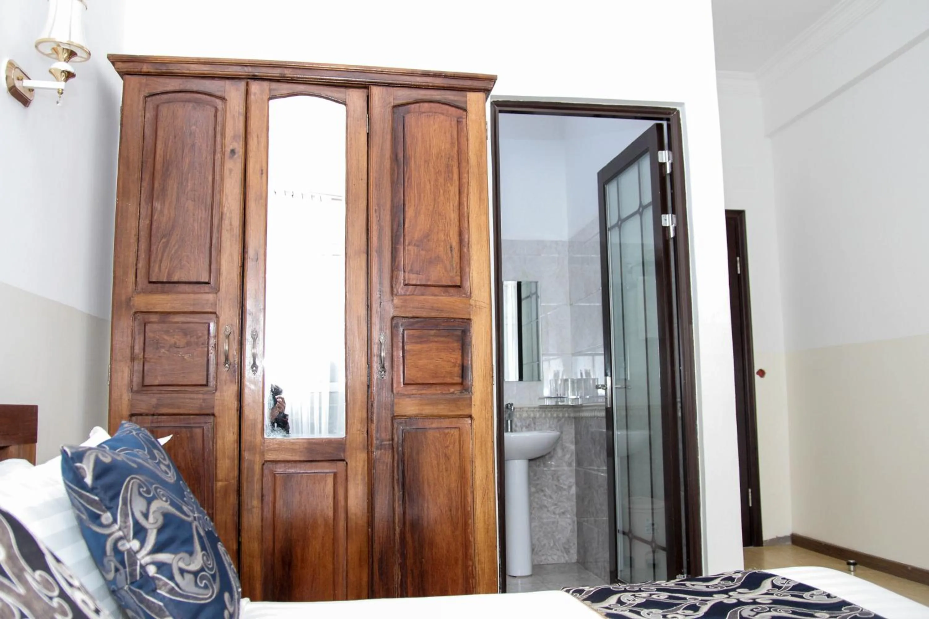 Bed in Hôtel Sky blue Mada