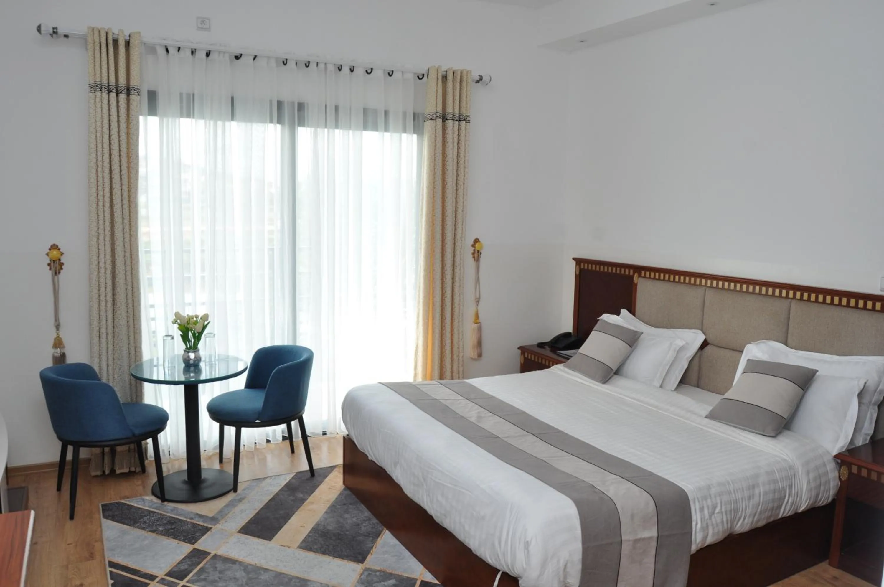 Bed in Hôtel Sky blue Mada