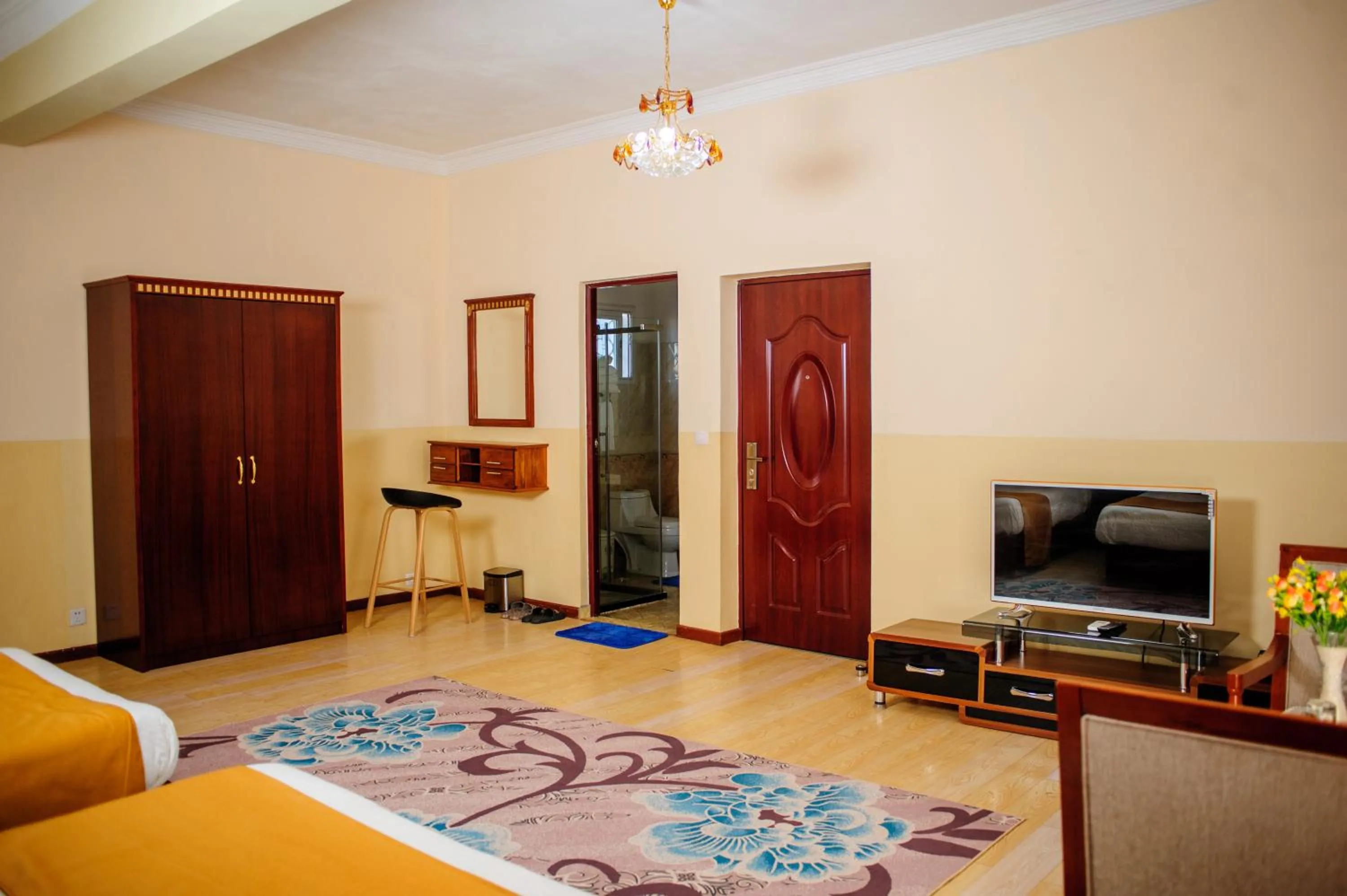 Bed in Hôtel Sky blue Mada