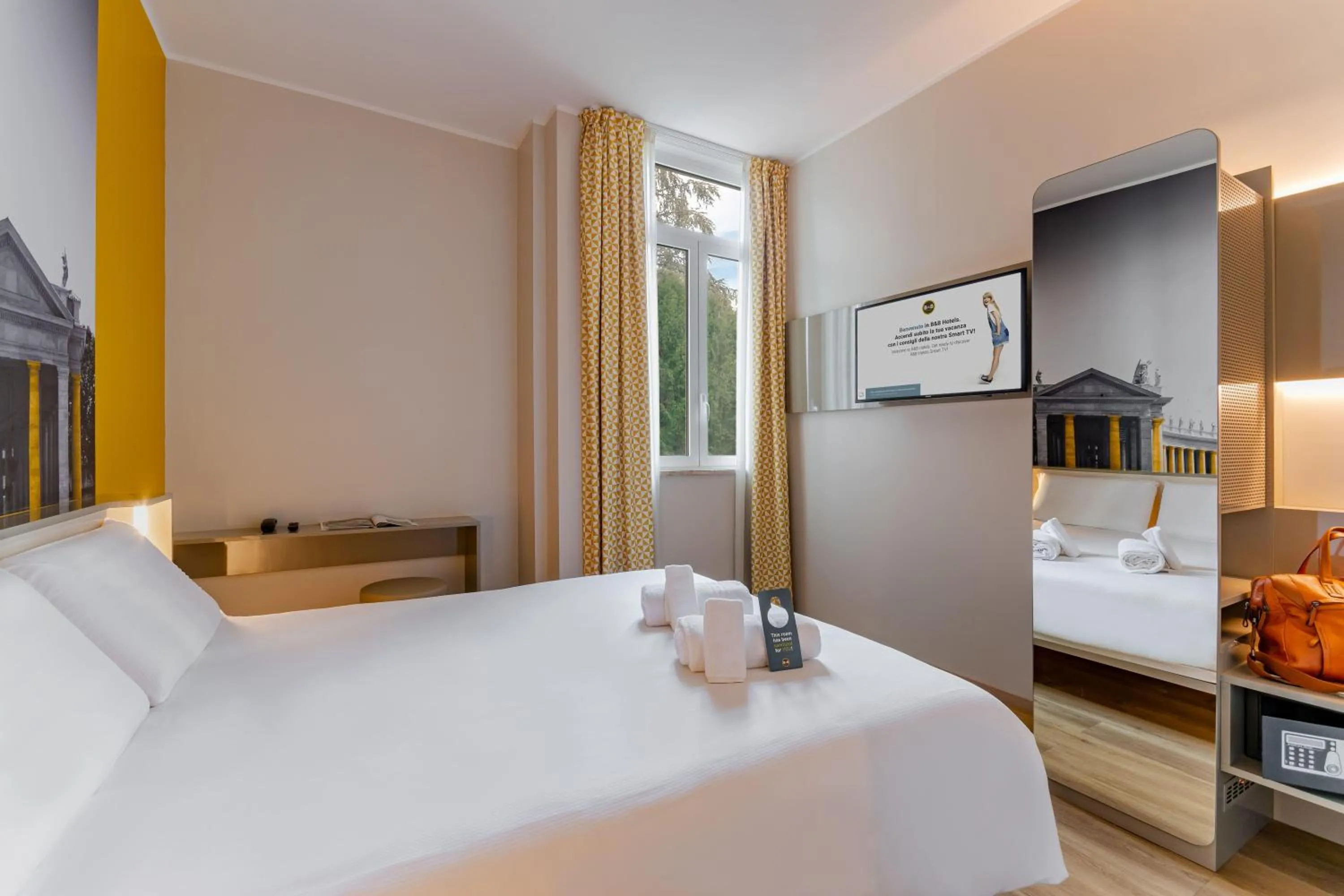 Photo of the whole room, Bed in B&B Hotel Roma Pietralata Tiburtina