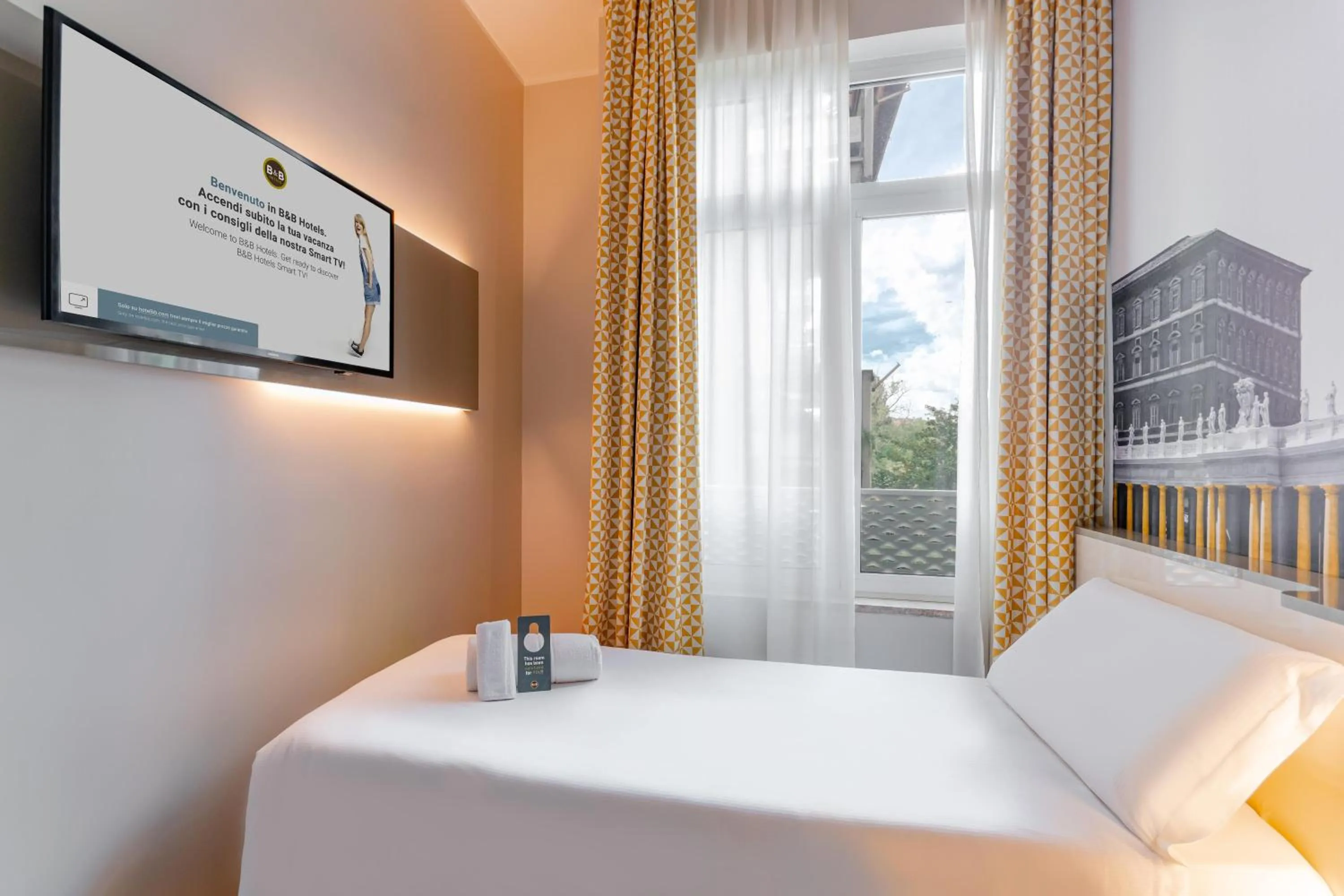 Photo of the whole room, Bed in B&B Hotel Roma Pietralata Tiburtina