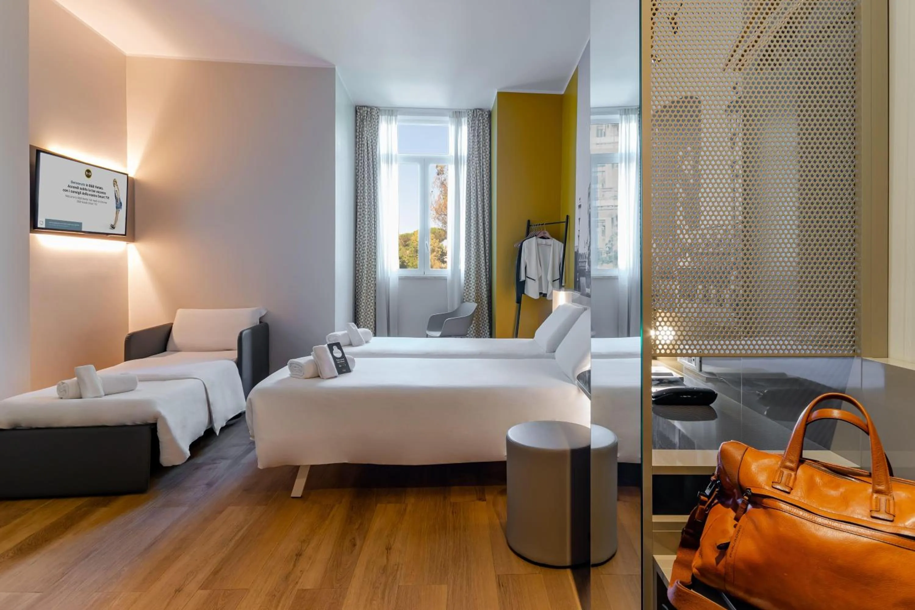 Photo of the whole room, Bed in B&B Hotel Roma Pietralata Tiburtina