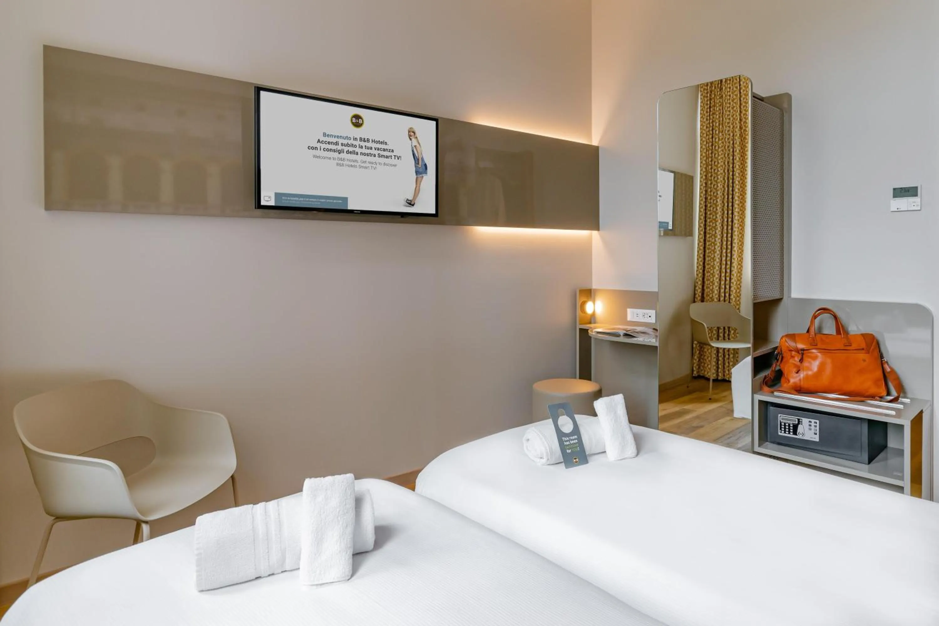 Photo of the whole room, Bed in B&B Hotel Roma Pietralata Tiburtina