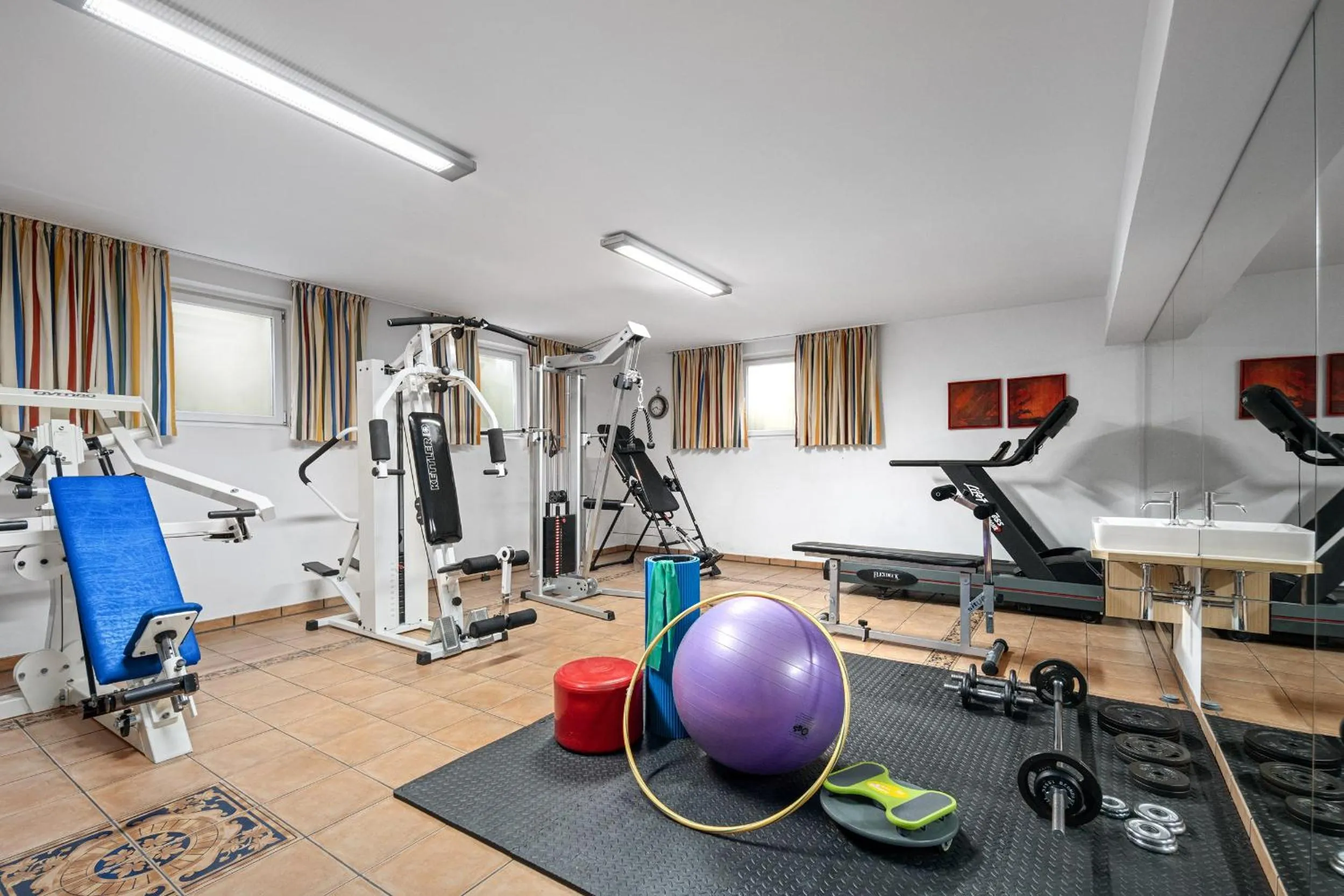 Fitness centre/facilities in Hotel Preishof