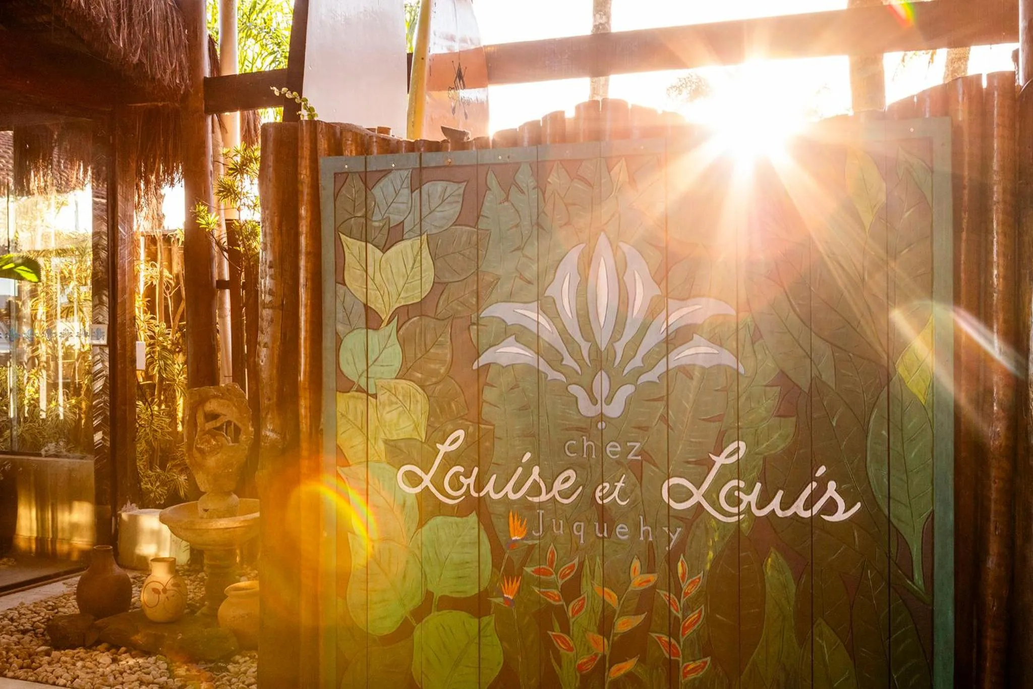 Chez Louise et Louis Pé na Areia