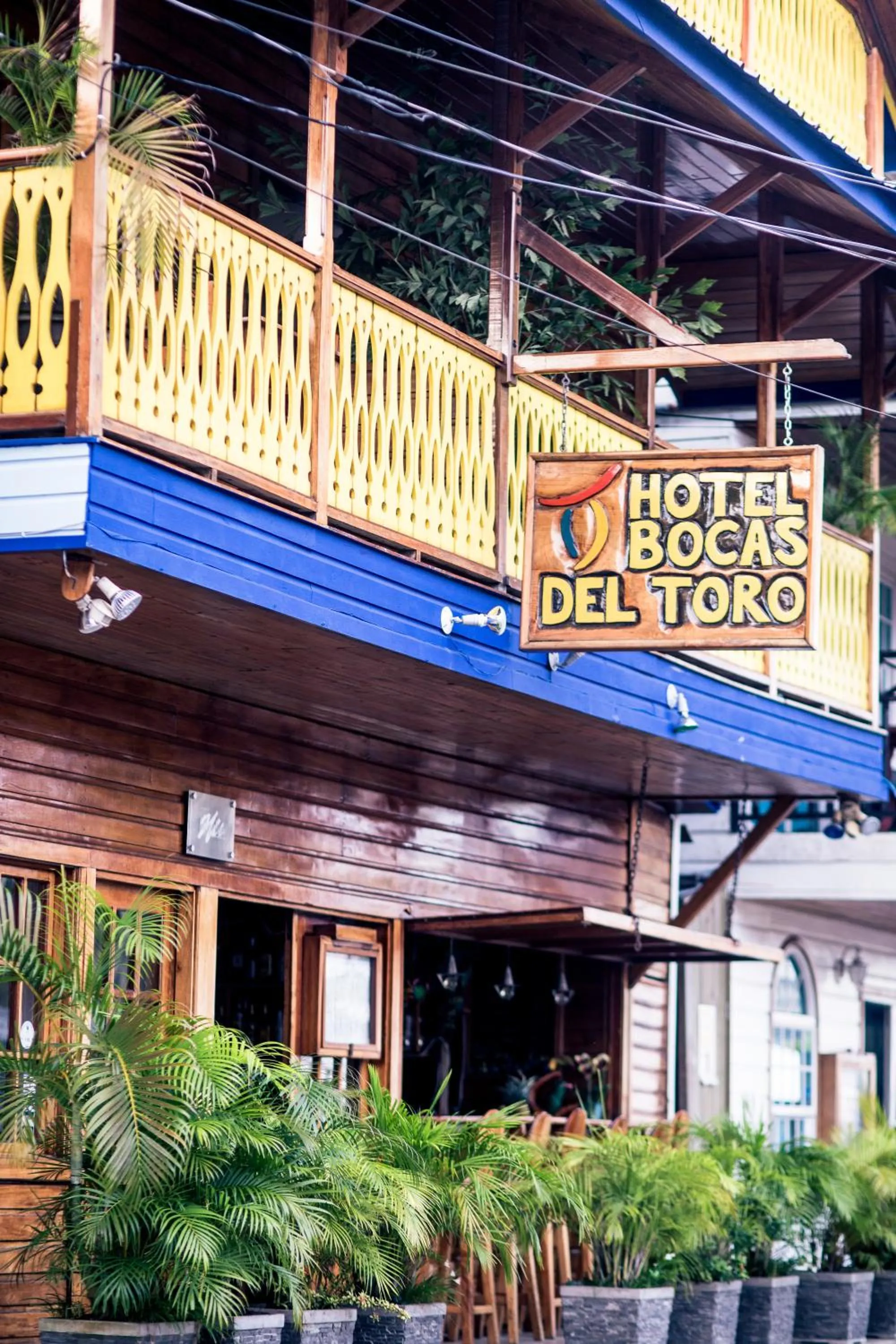 Facade/entrance in Hotel Bocas del Toro