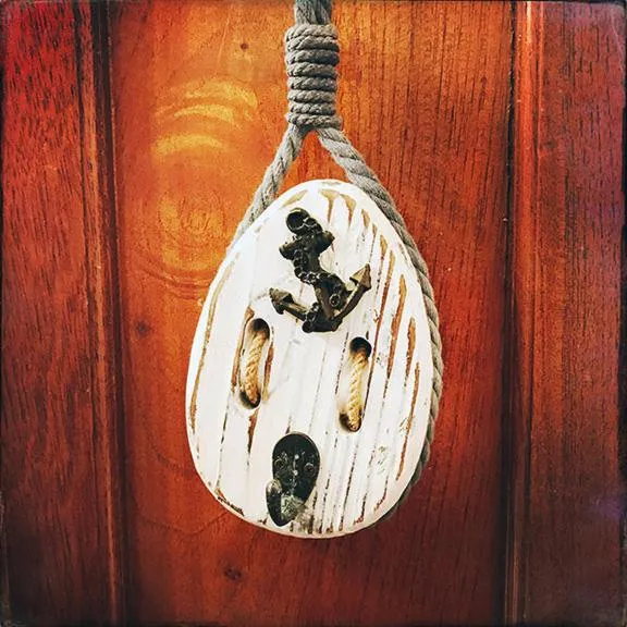 Decorative detail in Hotel Bocas del Toro