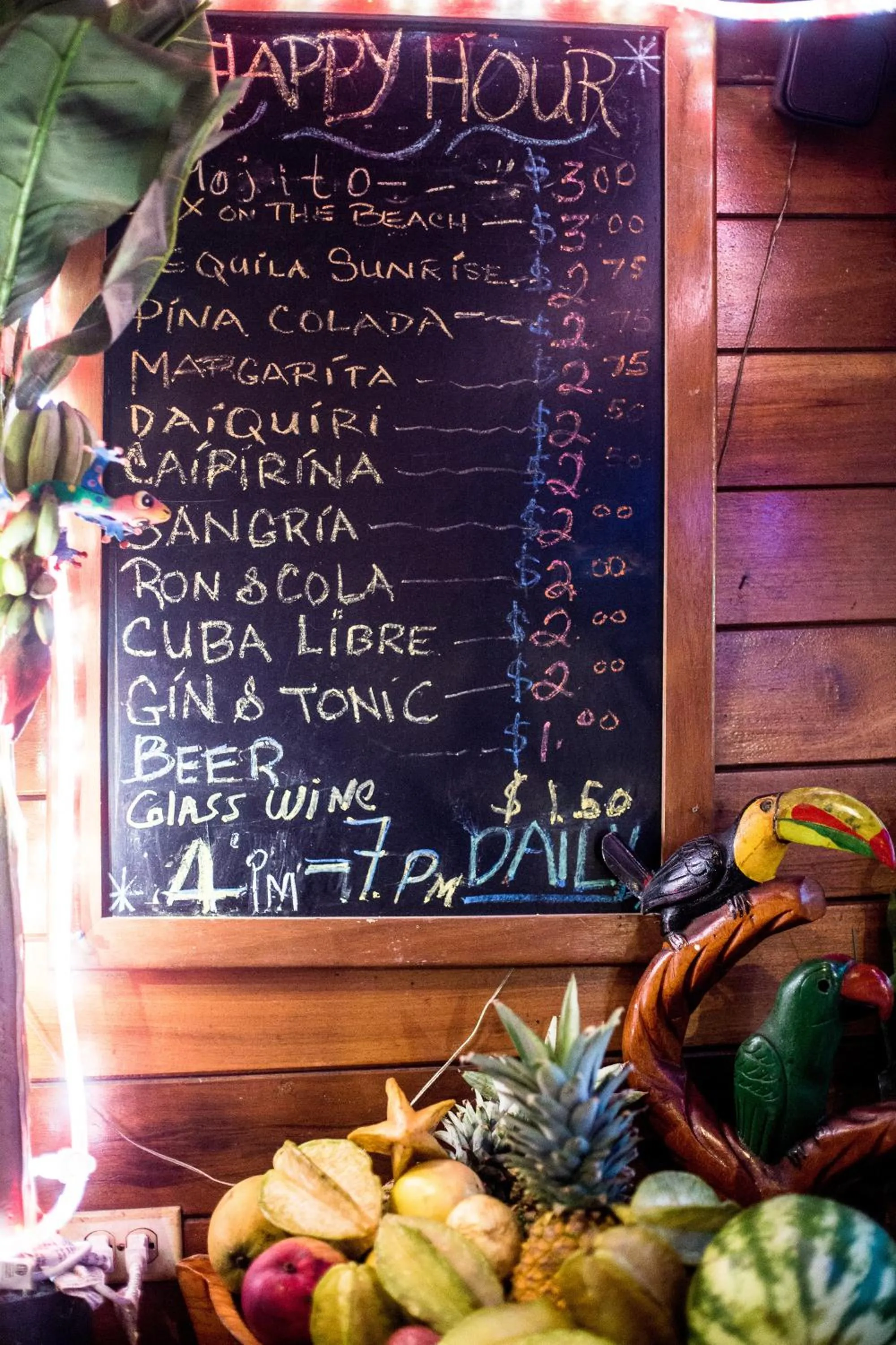 Food in Hotel Bocas del Toro