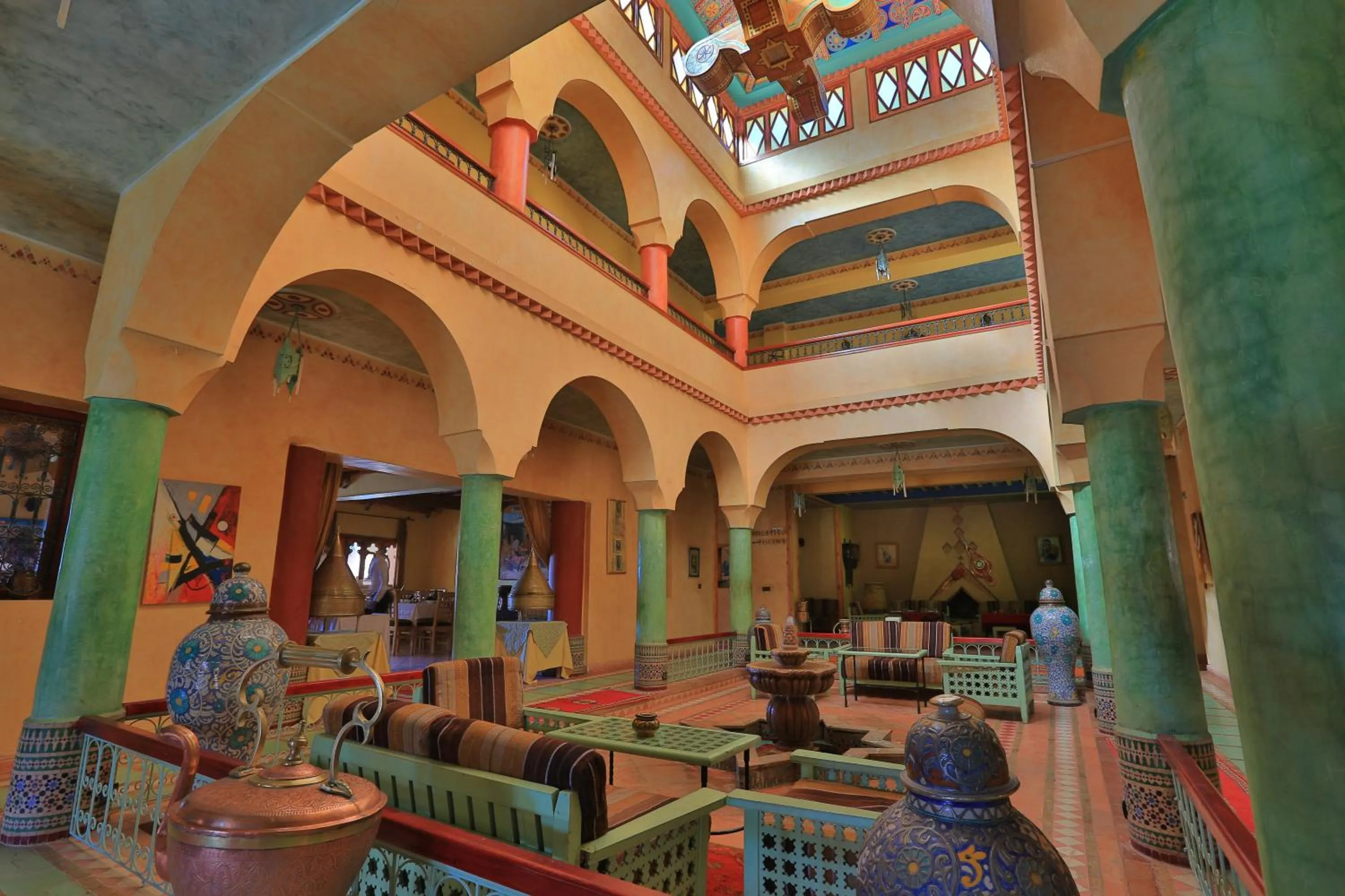 Lobby or reception in Hotel Kasbah Lamrani