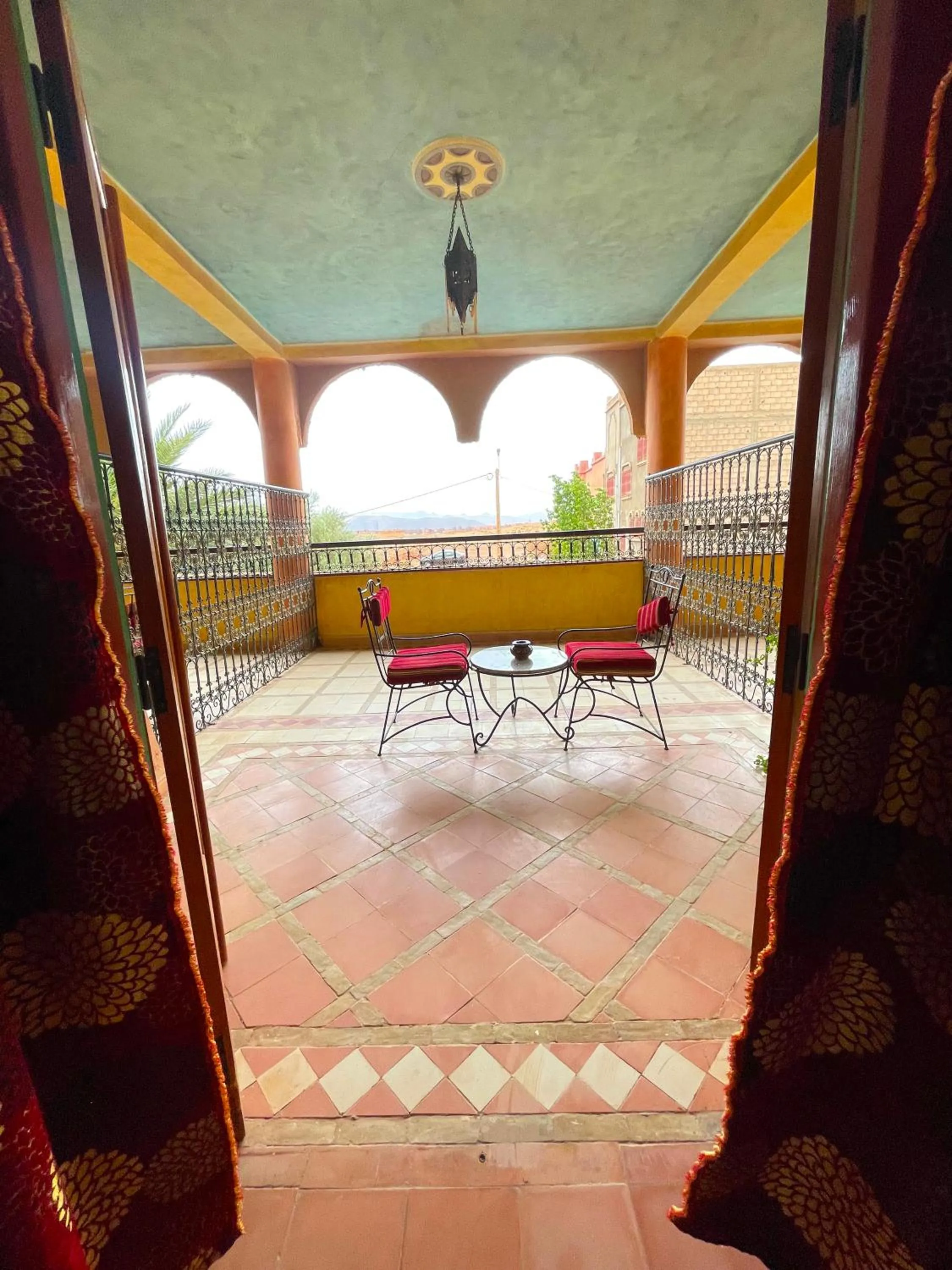 Patio in Hotel Kasbah Lamrani