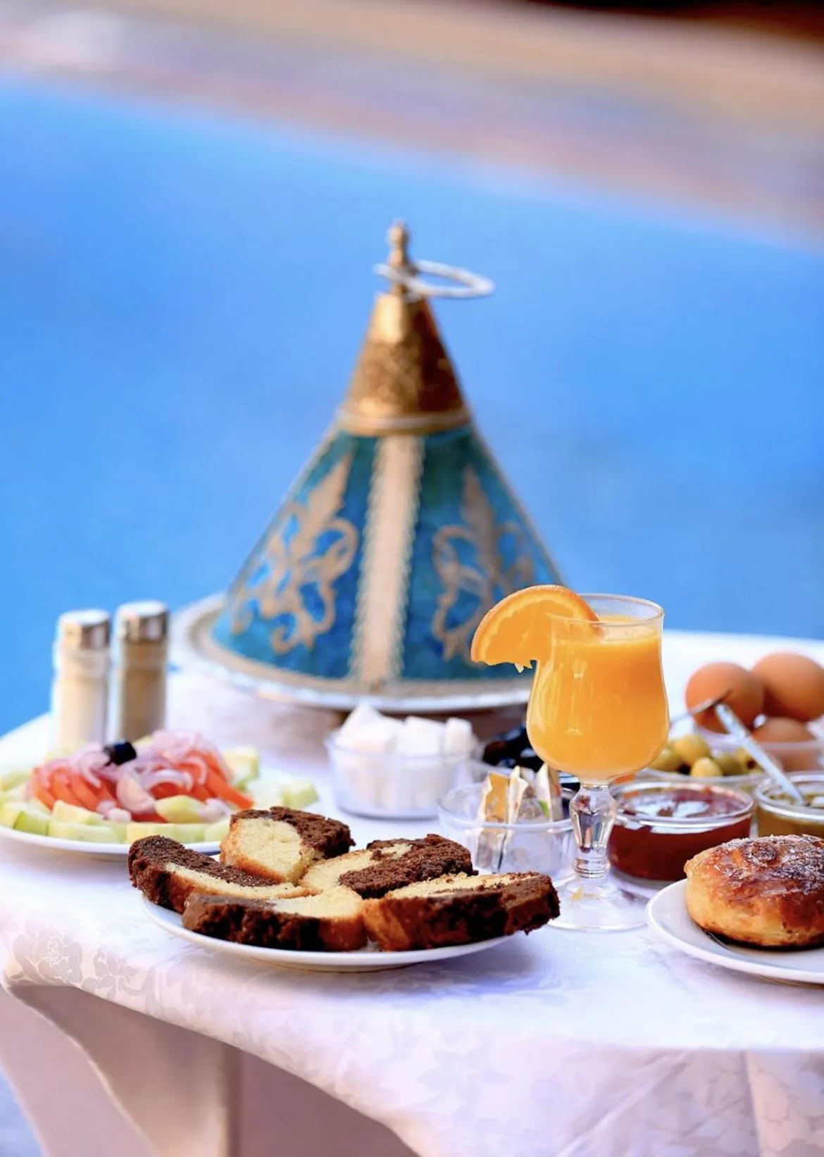 Food and drinks in Hotel Kasbah Lamrani