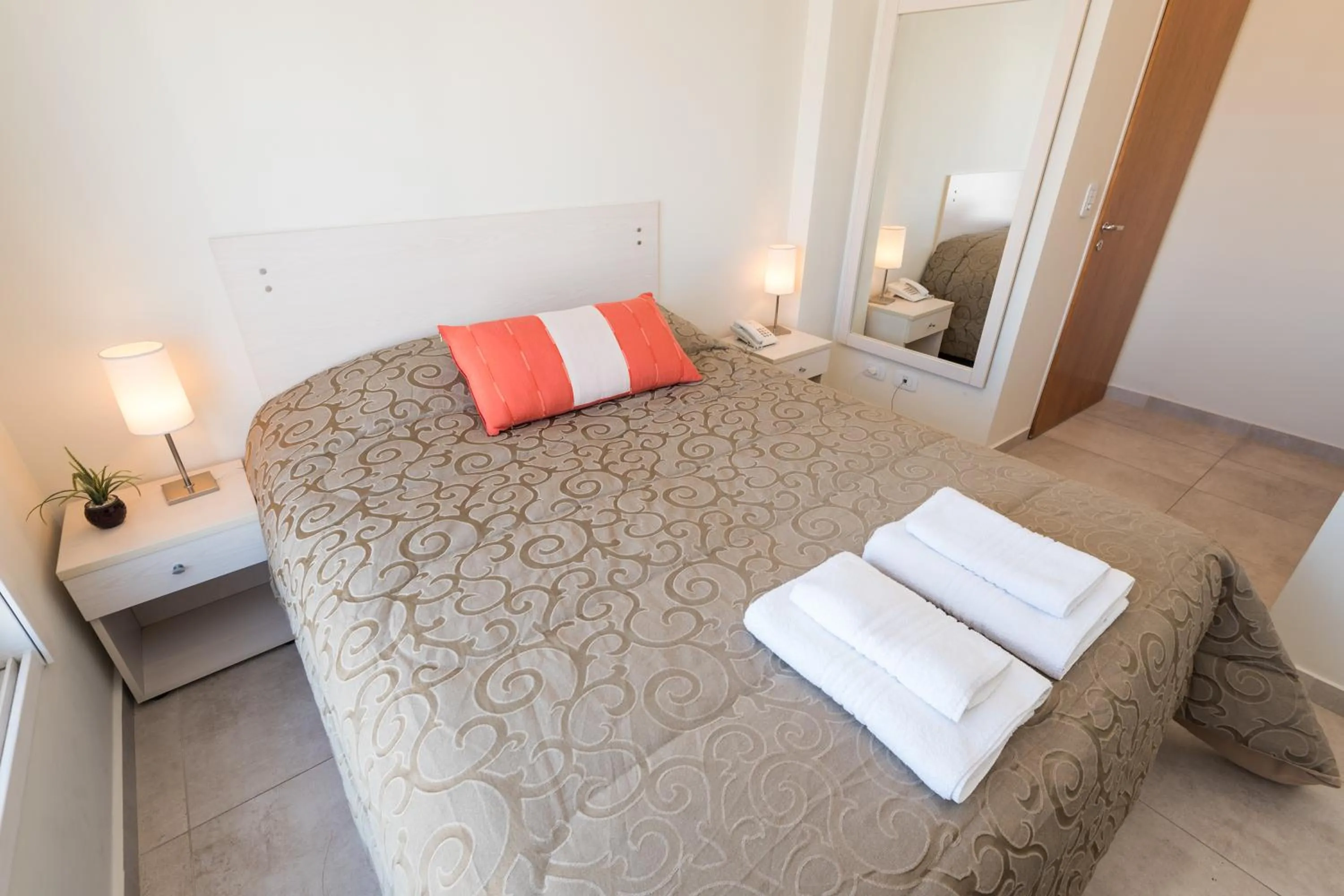 Bed in Apart Hotel Independencia - Luz y Fuerza Patagonia