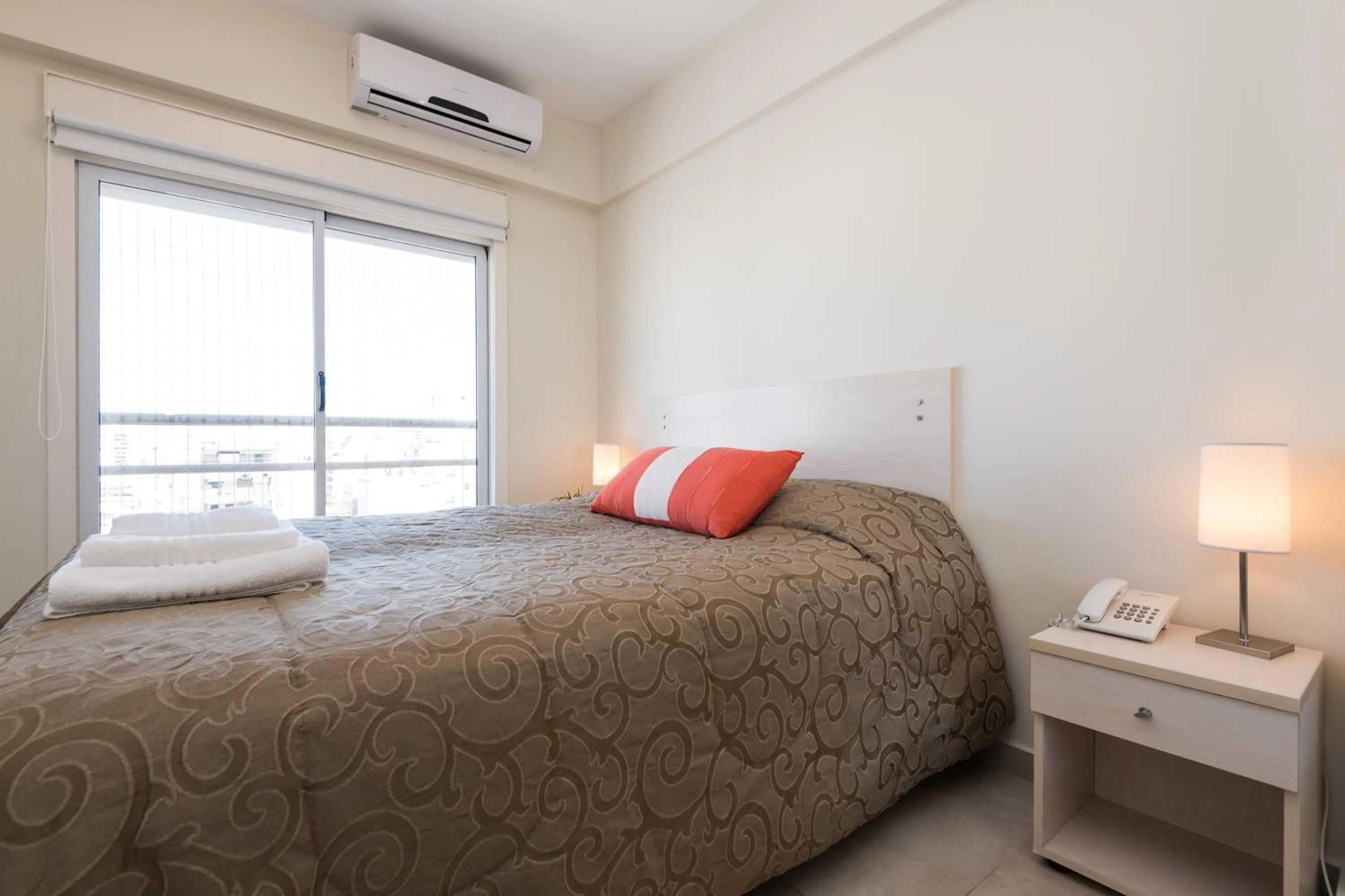 Bed in Apart Hotel Independencia - Luz y Fuerza Patagonia