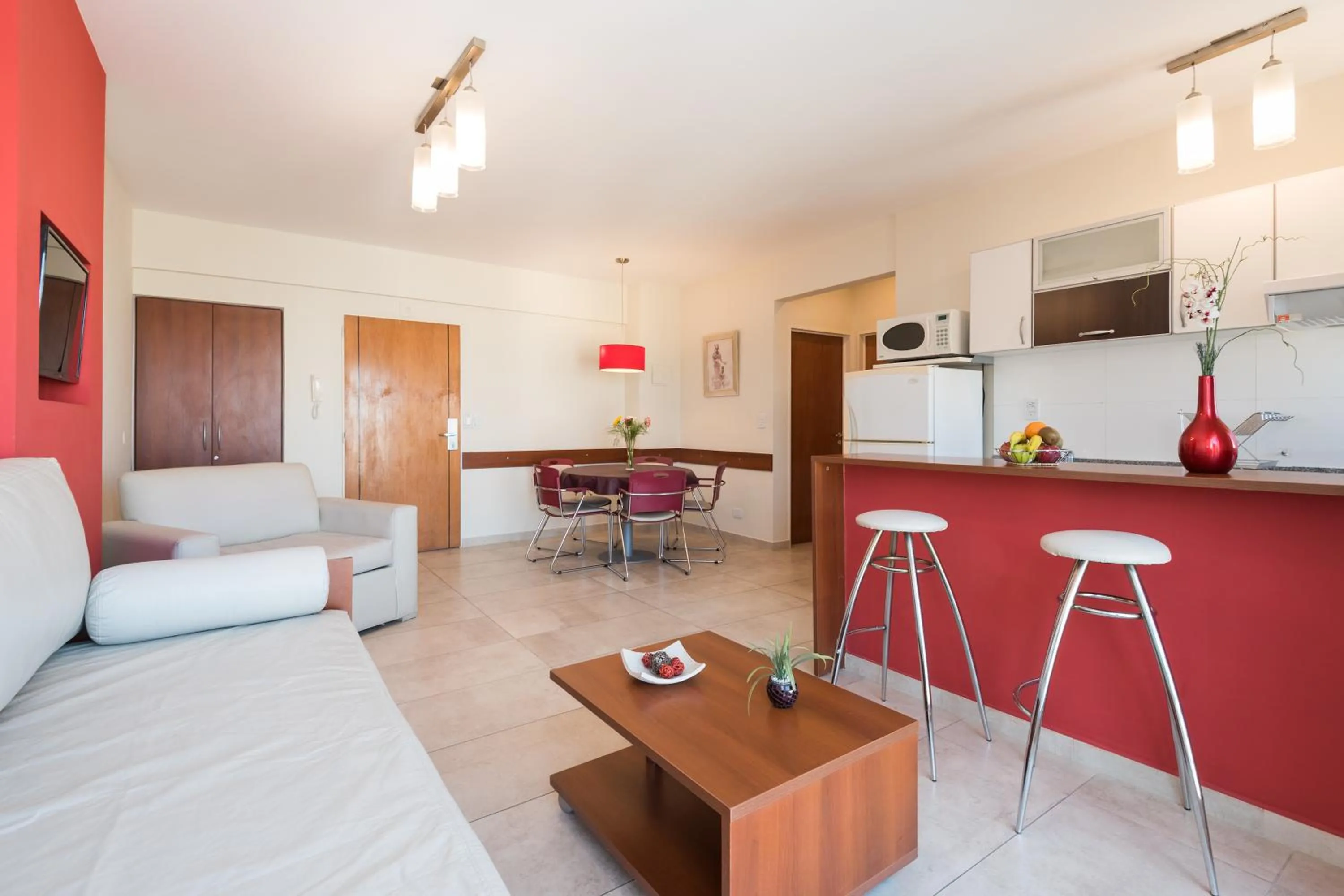 Kitchen or kitchenette in Apart Hotel Independencia - Luz y Fuerza Patagonia