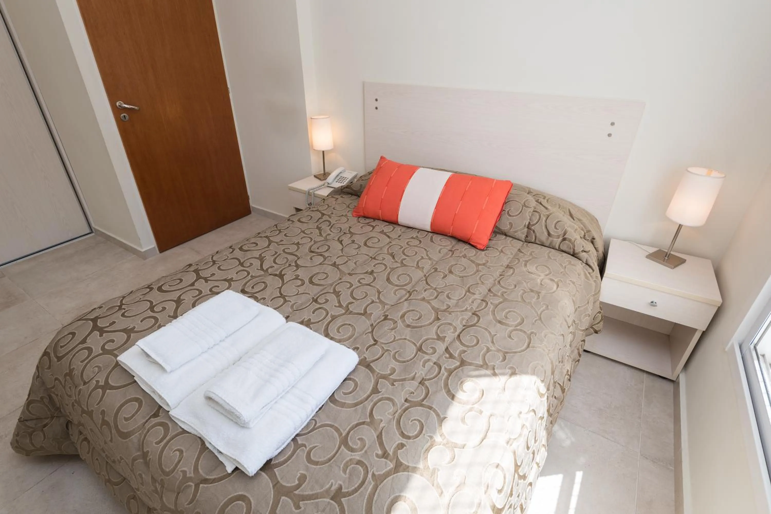 Bed in Apart Hotel Independencia - Luz y Fuerza Patagonia