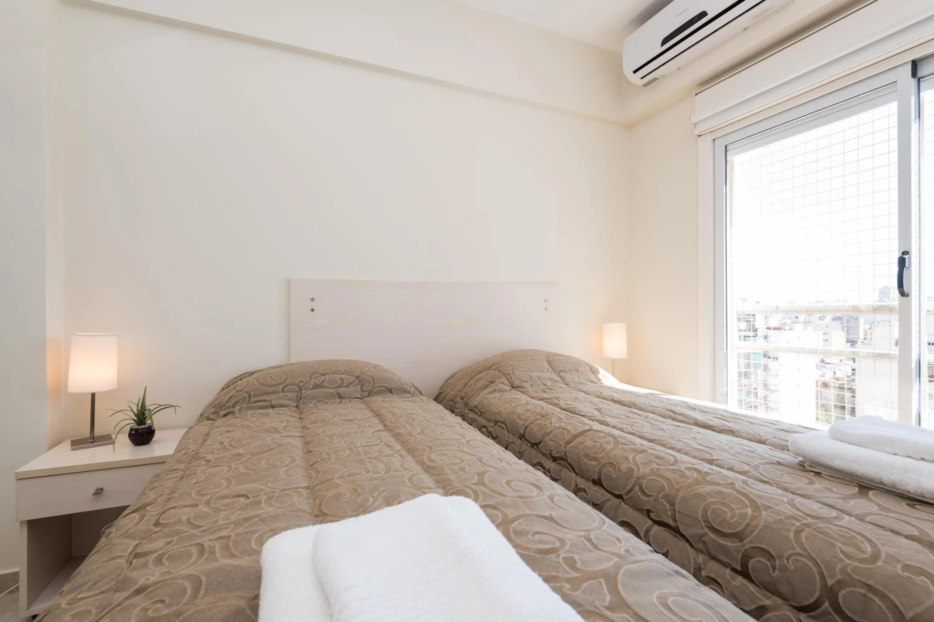 Bed in Apart Hotel Independencia - Luz y Fuerza Patagonia