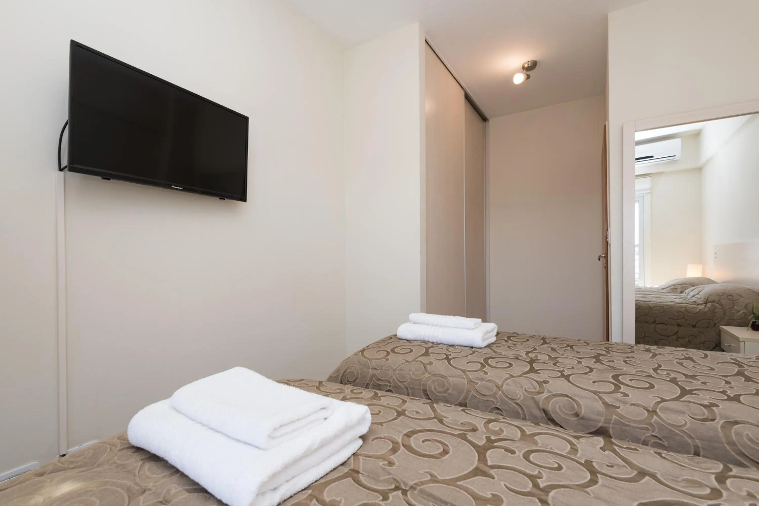 Bed in Apart Hotel Independencia - Luz y Fuerza Patagonia