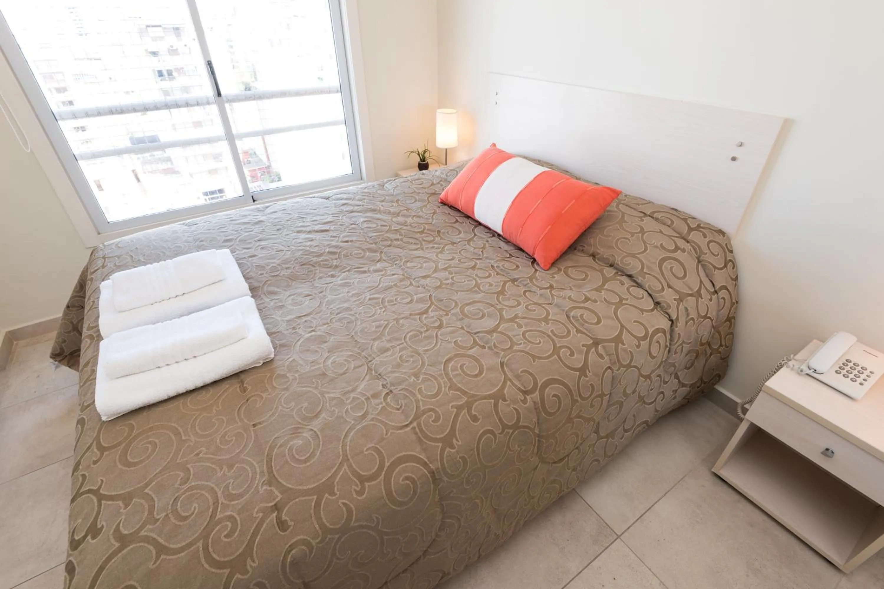 Bed in Apart Hotel Independencia - Luz y Fuerza Patagonia