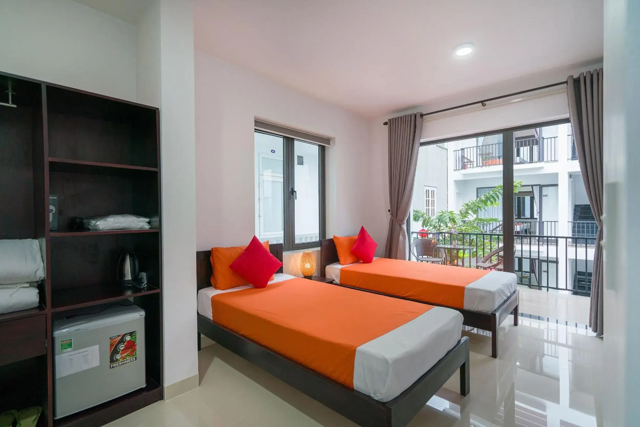 Twin Room with Pool View in My Anh Boutique Villa Hoi An Twin Room with Pool View in My Anh Boutique Villa Hoi An