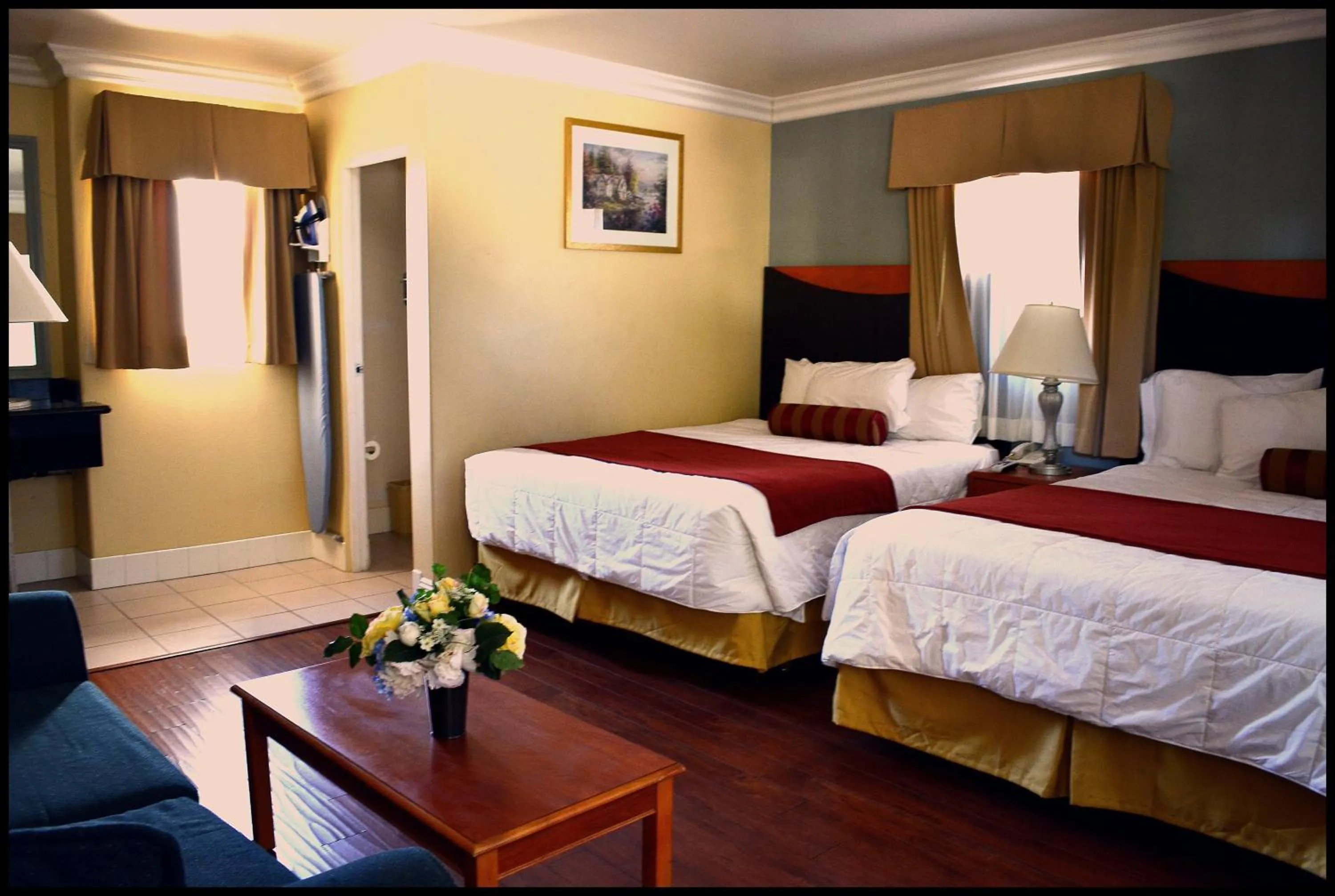 Bedroom, Bed in Sunset Motel