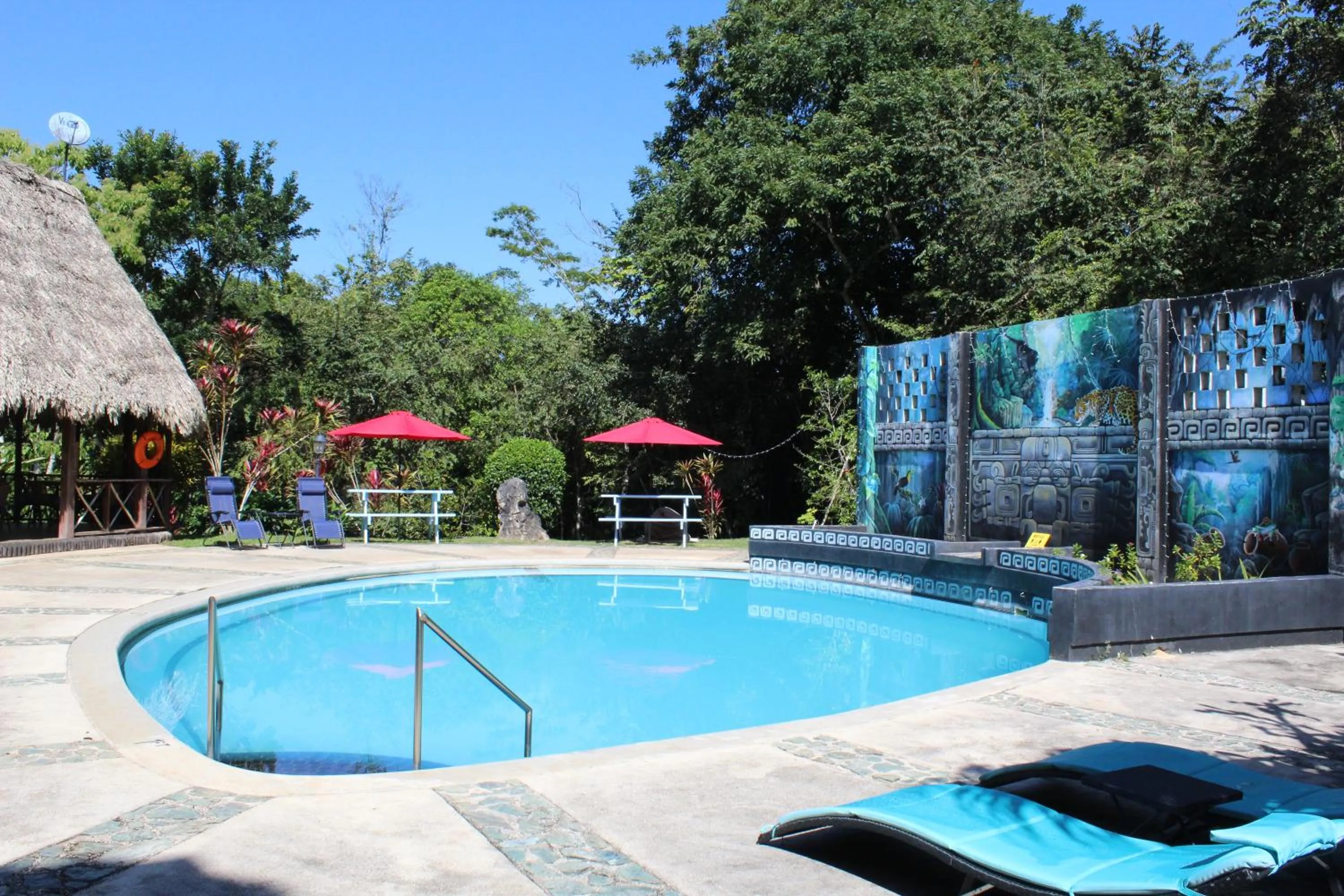 Pool view in Calico Jack's Resort