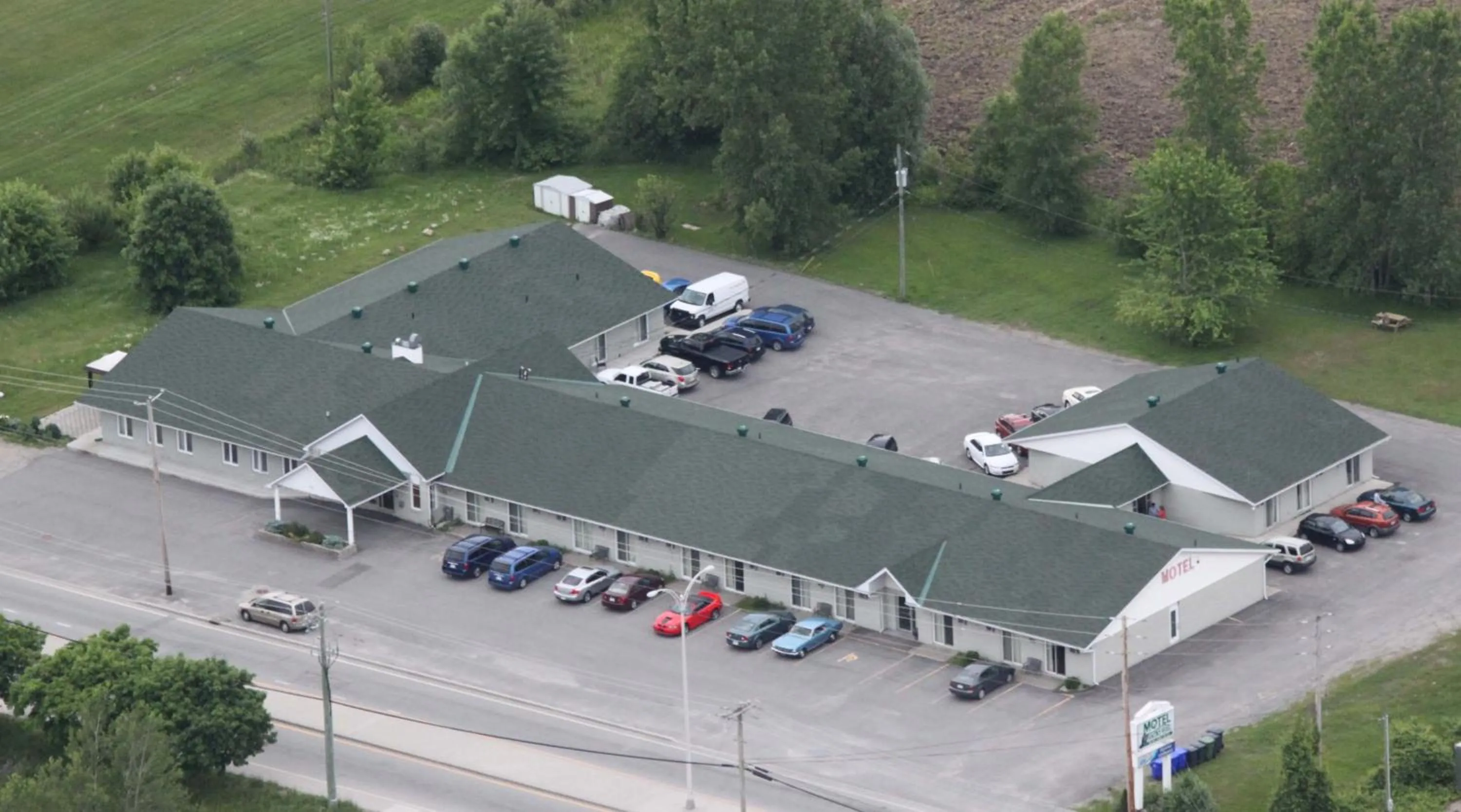 Bird's eye view in Motel les Pignons Verts