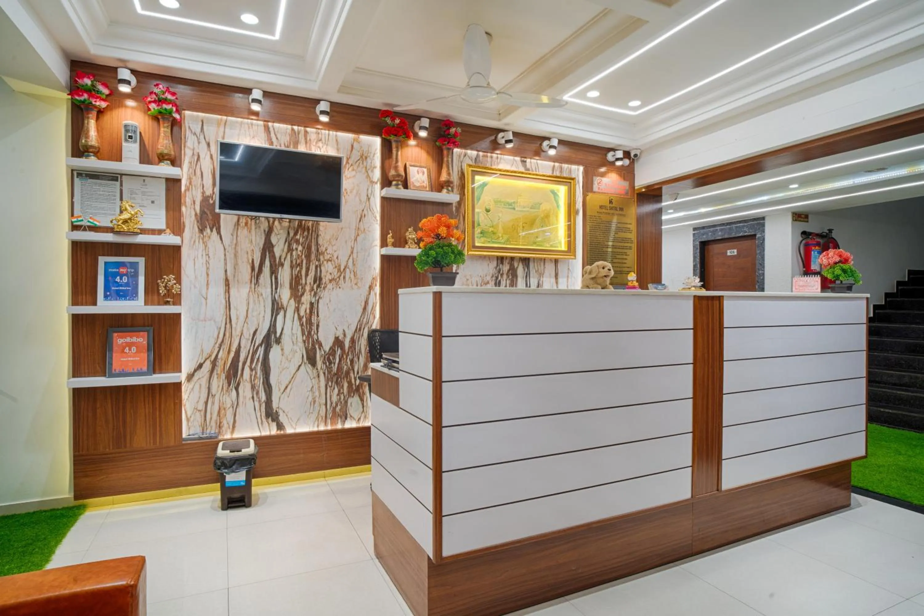 Lobby or reception in HOTEL SHITAL INN