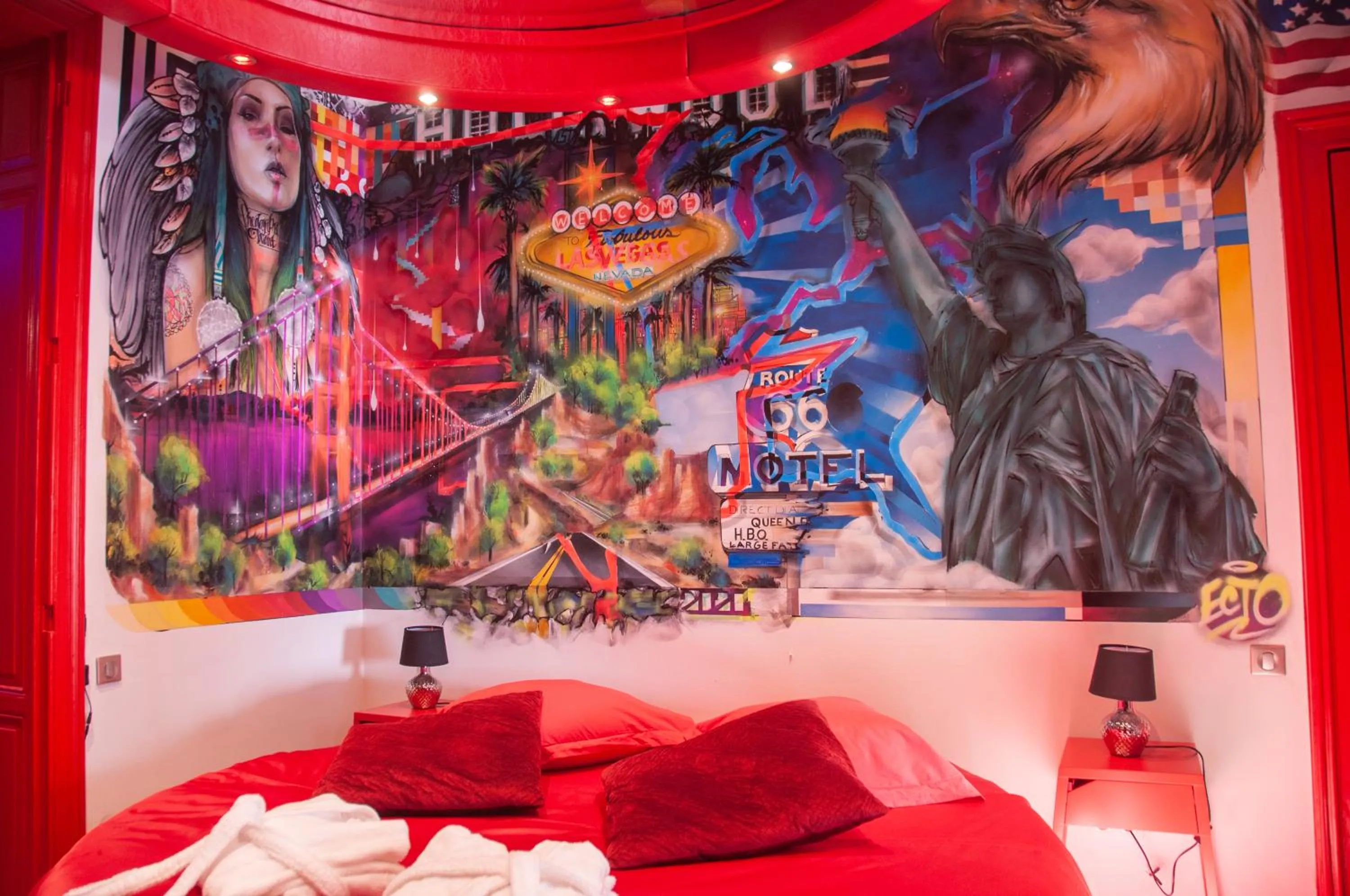 Bed in Vip room 209