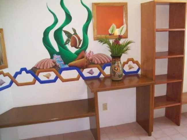 Decorative detail in Hotel y Suites Corita
