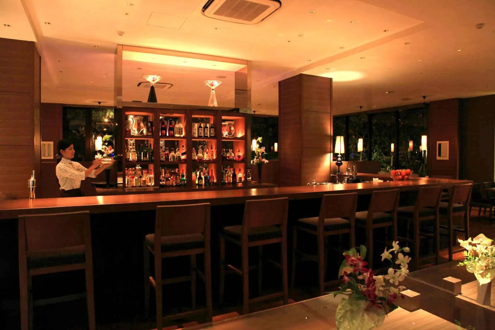 Lounge or bar in Moon Ocean Ginowan Hotel & Residence