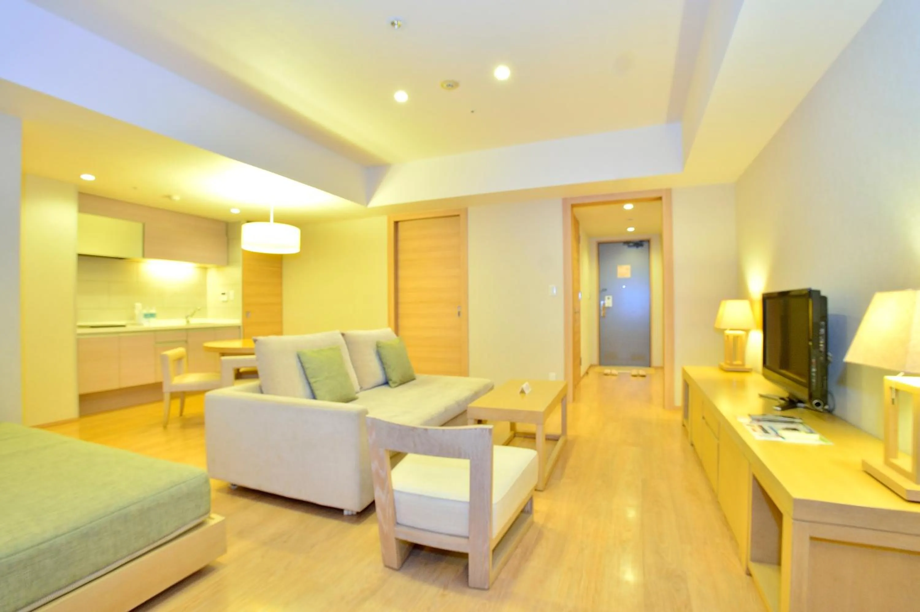 Living room in Moon Ocean Ginowan Hotel & Residence