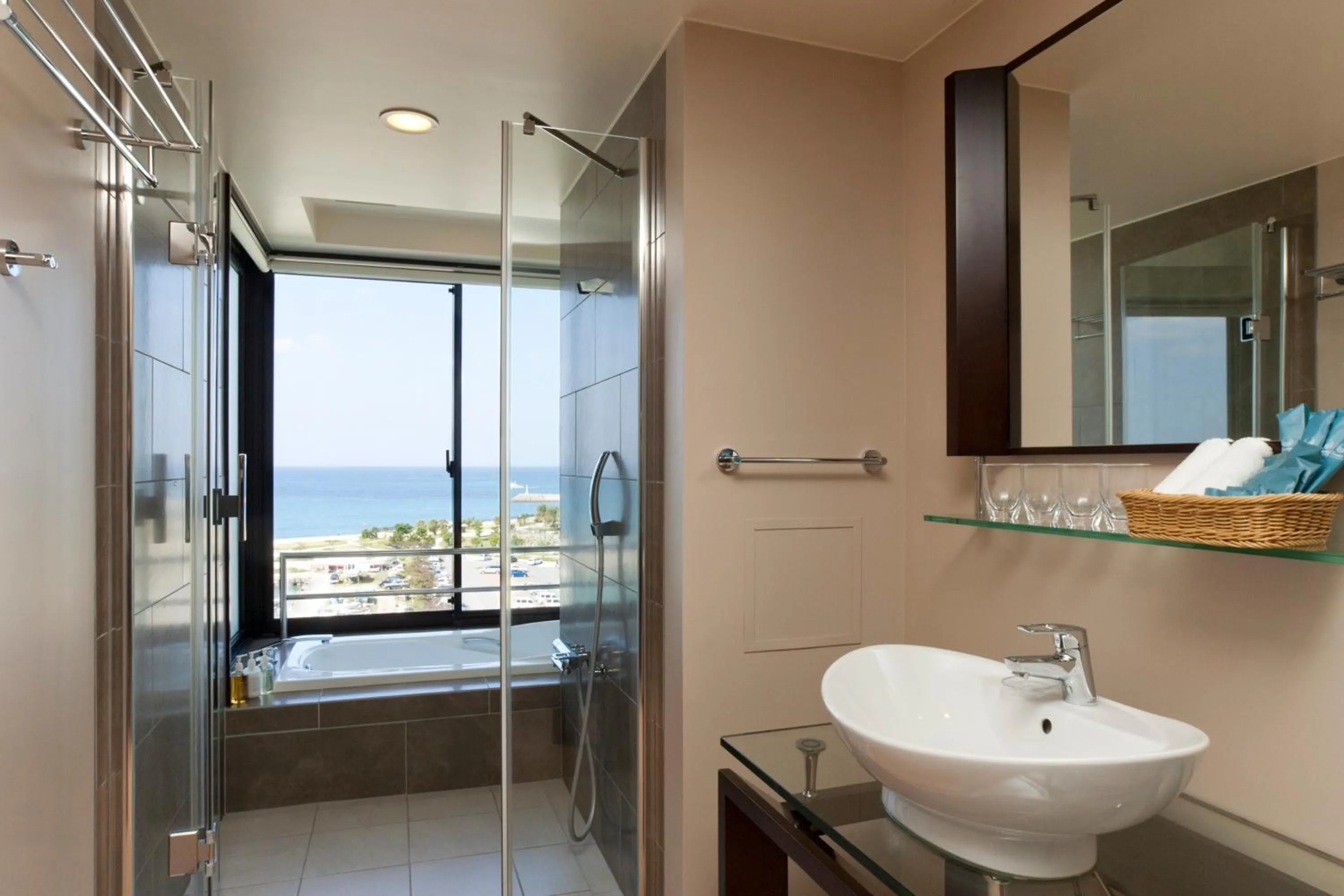 Bathroom in Moon Ocean Ginowan Hotel & Residence