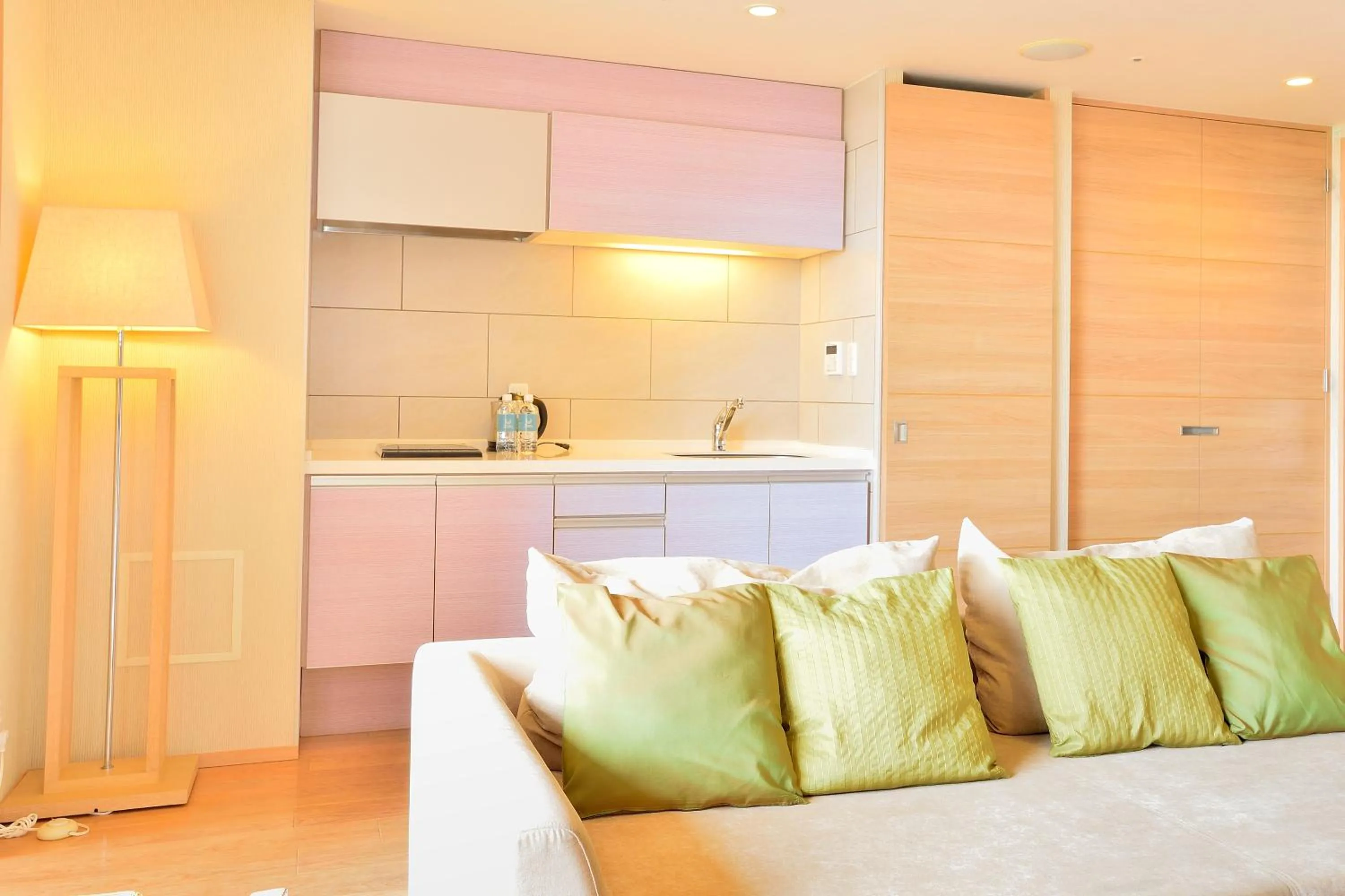 Kitchen or kitchenette in Moon Ocean Ginowan Hotel & Residence