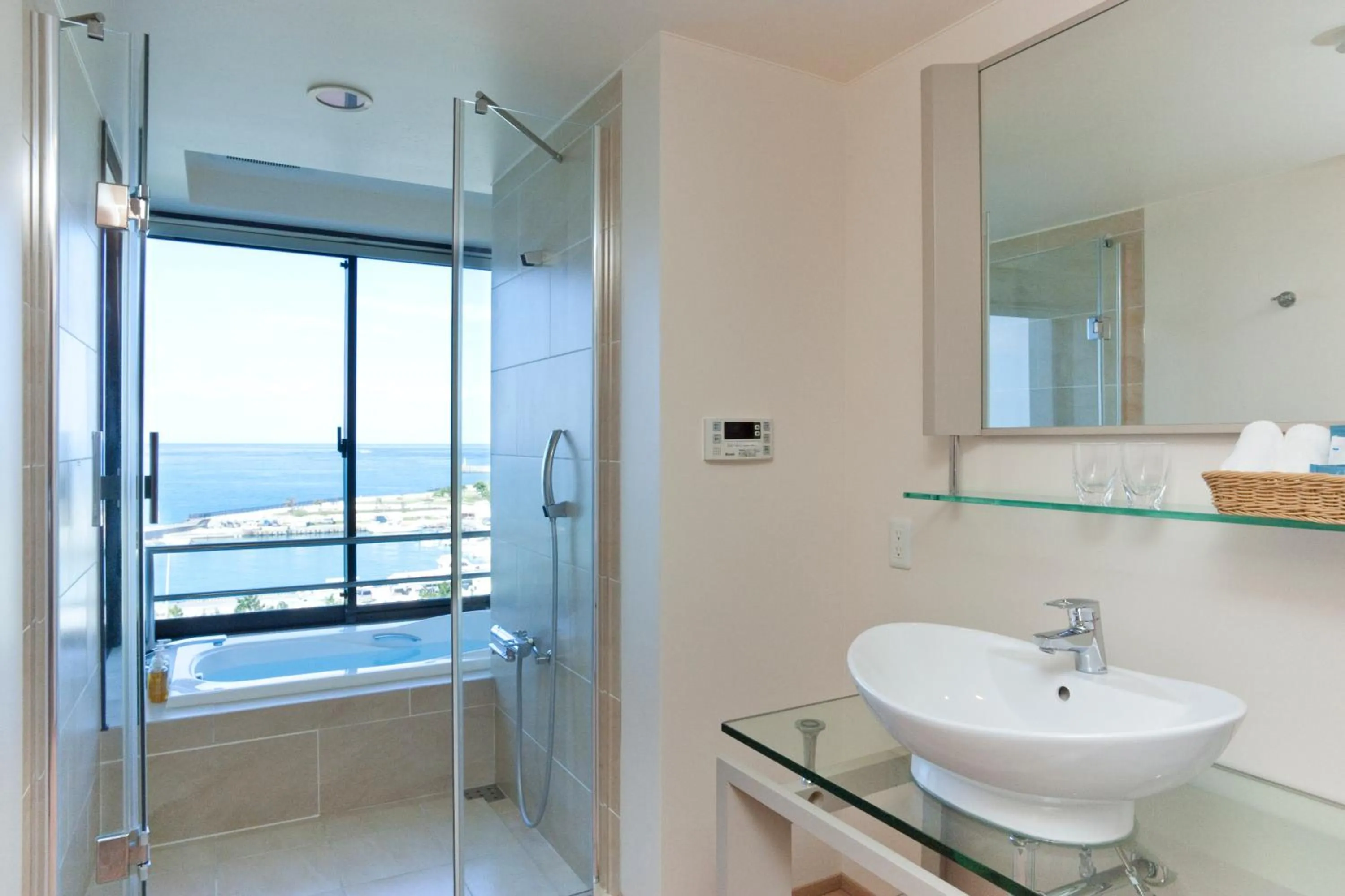 Bathroom in Moon Ocean Ginowan Hotel & Residence