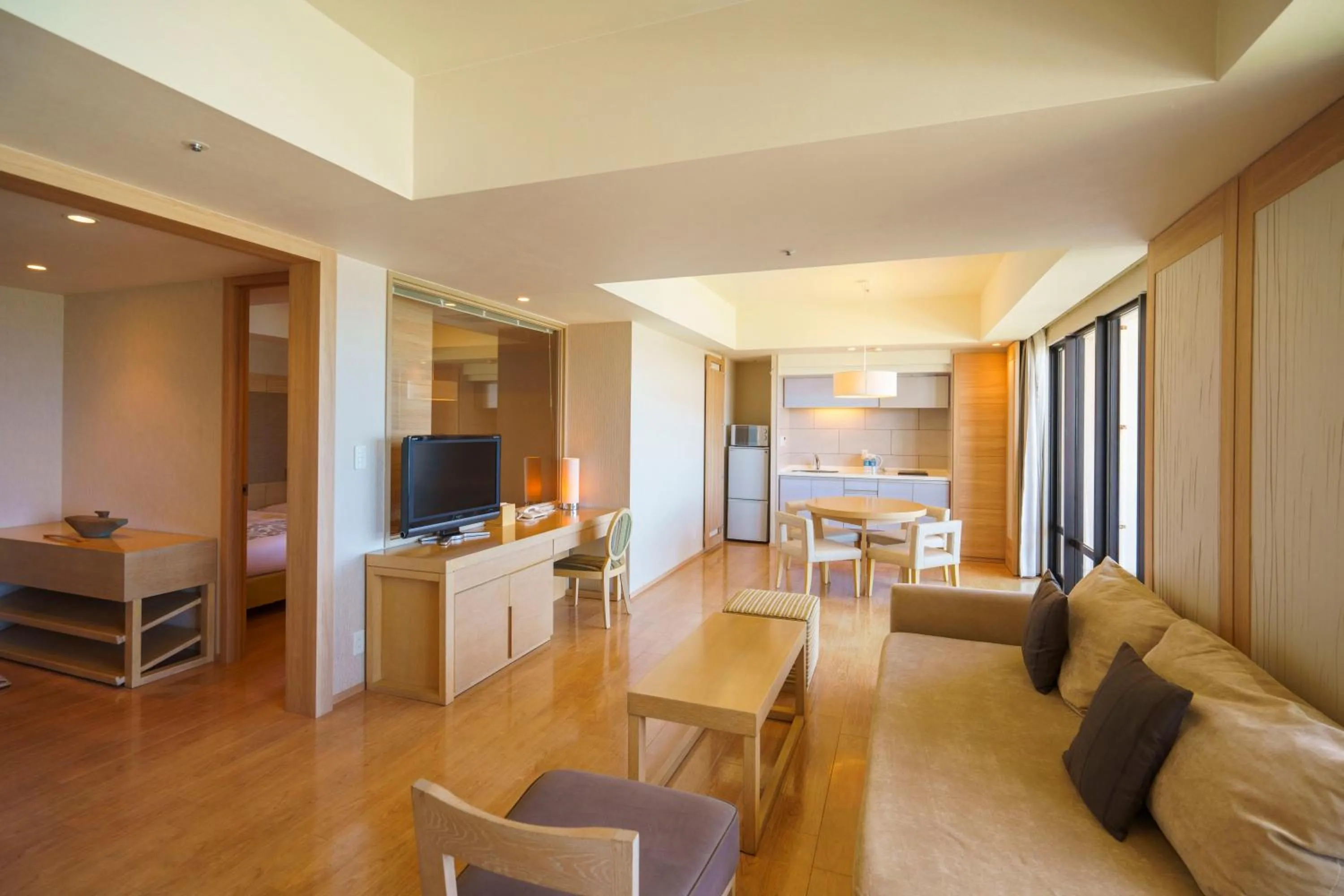 Kitchen or kitchenette in Moon Ocean Ginowan Hotel & Residence