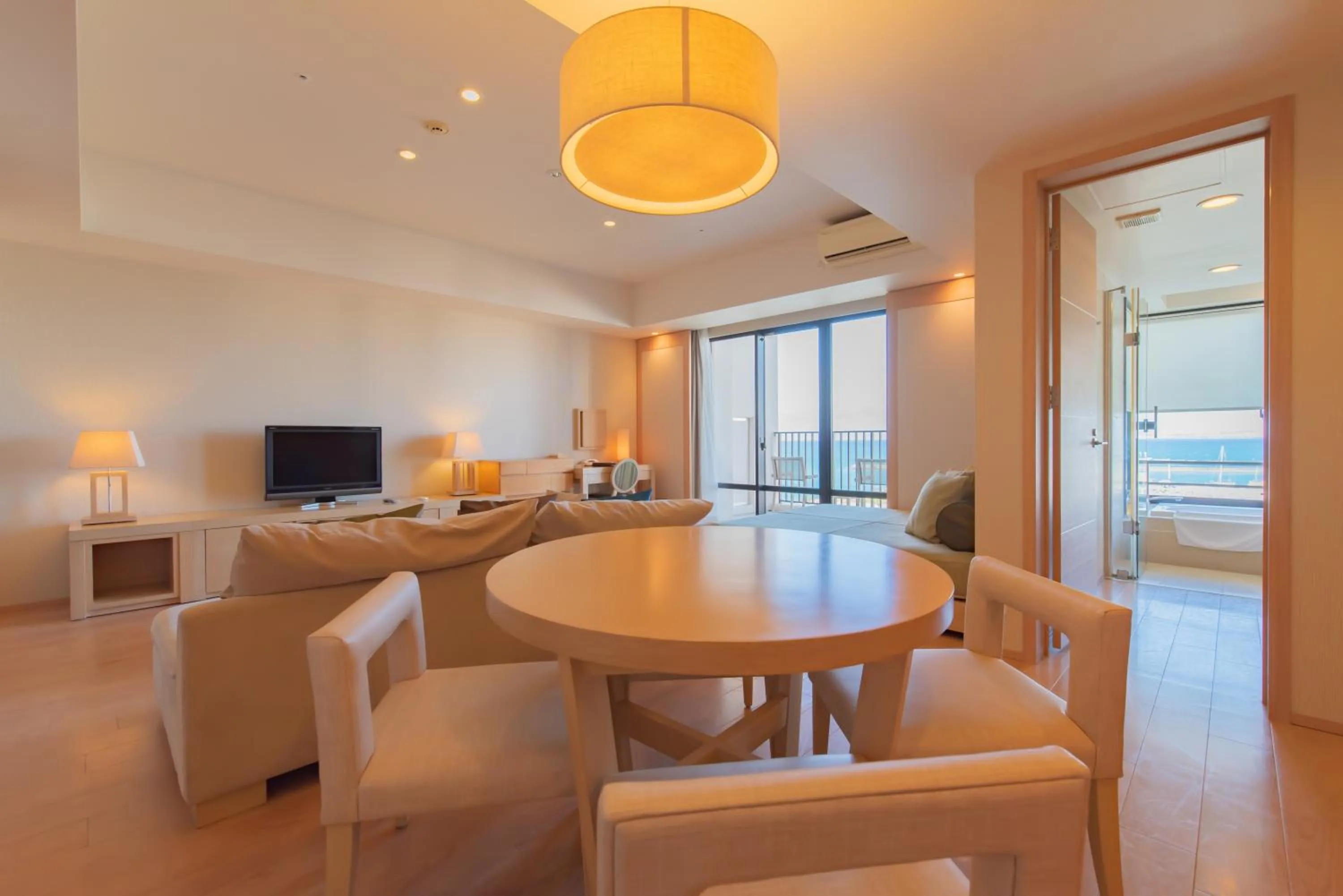 Living room in Moon Ocean Ginowan Hotel & Residence