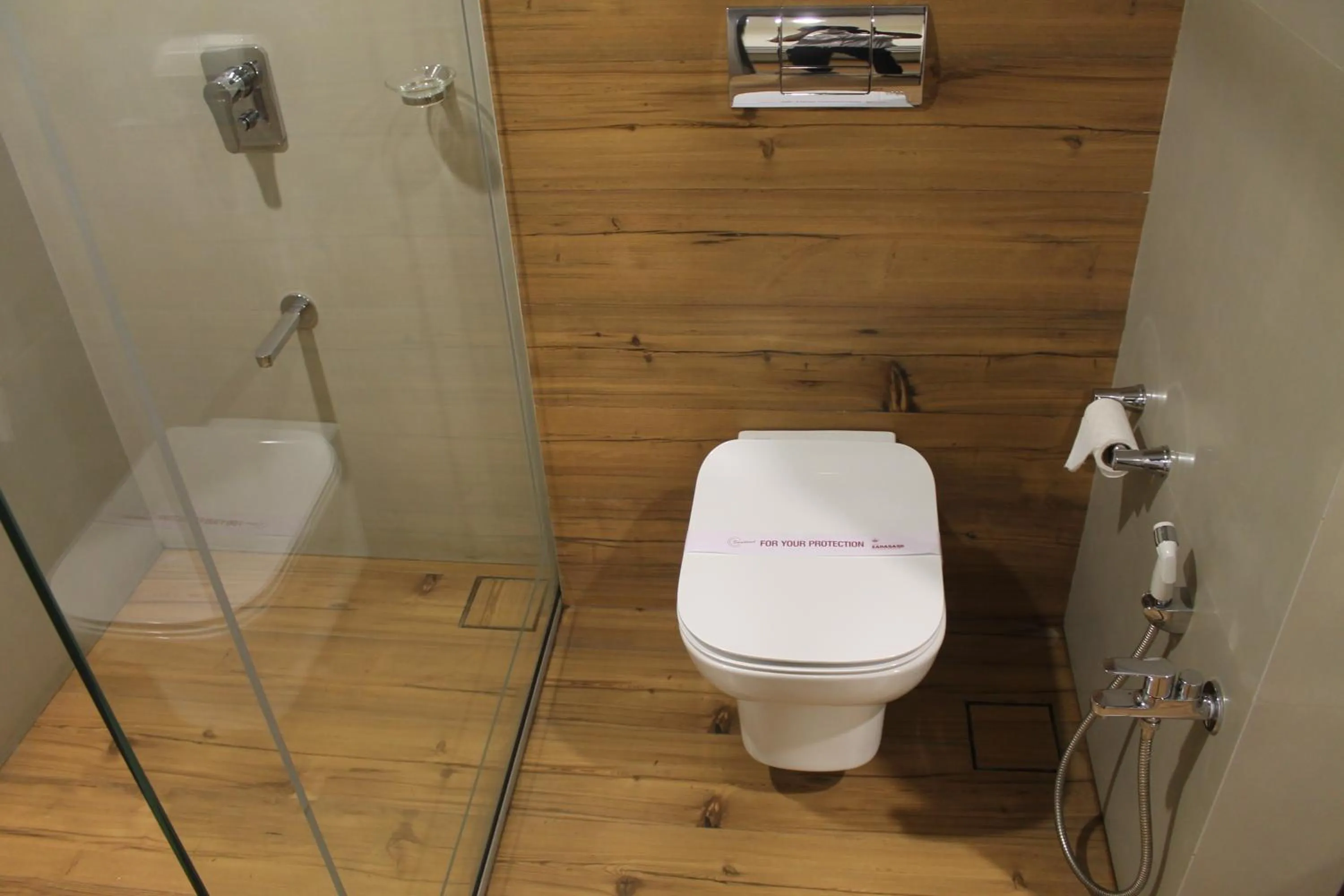 Bathroom in Chryso Hotels Pvt Ltd