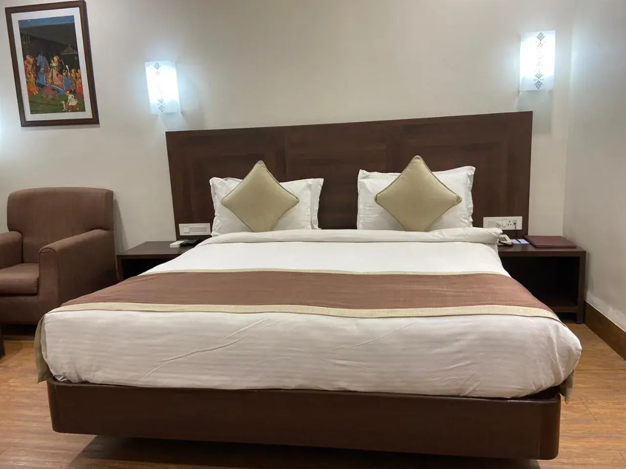 Bed in Chryso Hotels Pvt Ltd Bed in Chryso Hotels Pvt Ltd