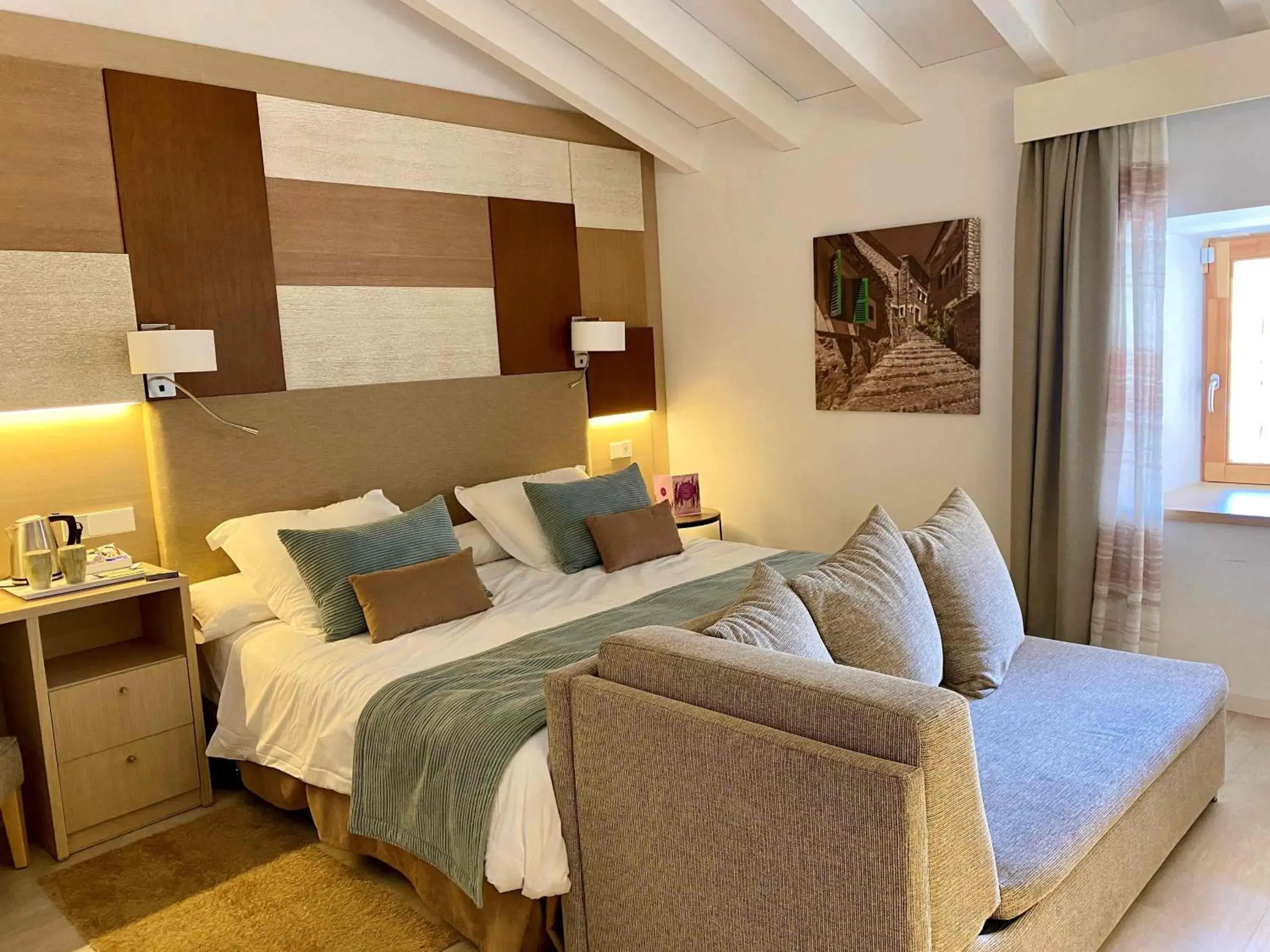 Living room, Bed in Soller Plaza Living room, Bed in Soller Plaza