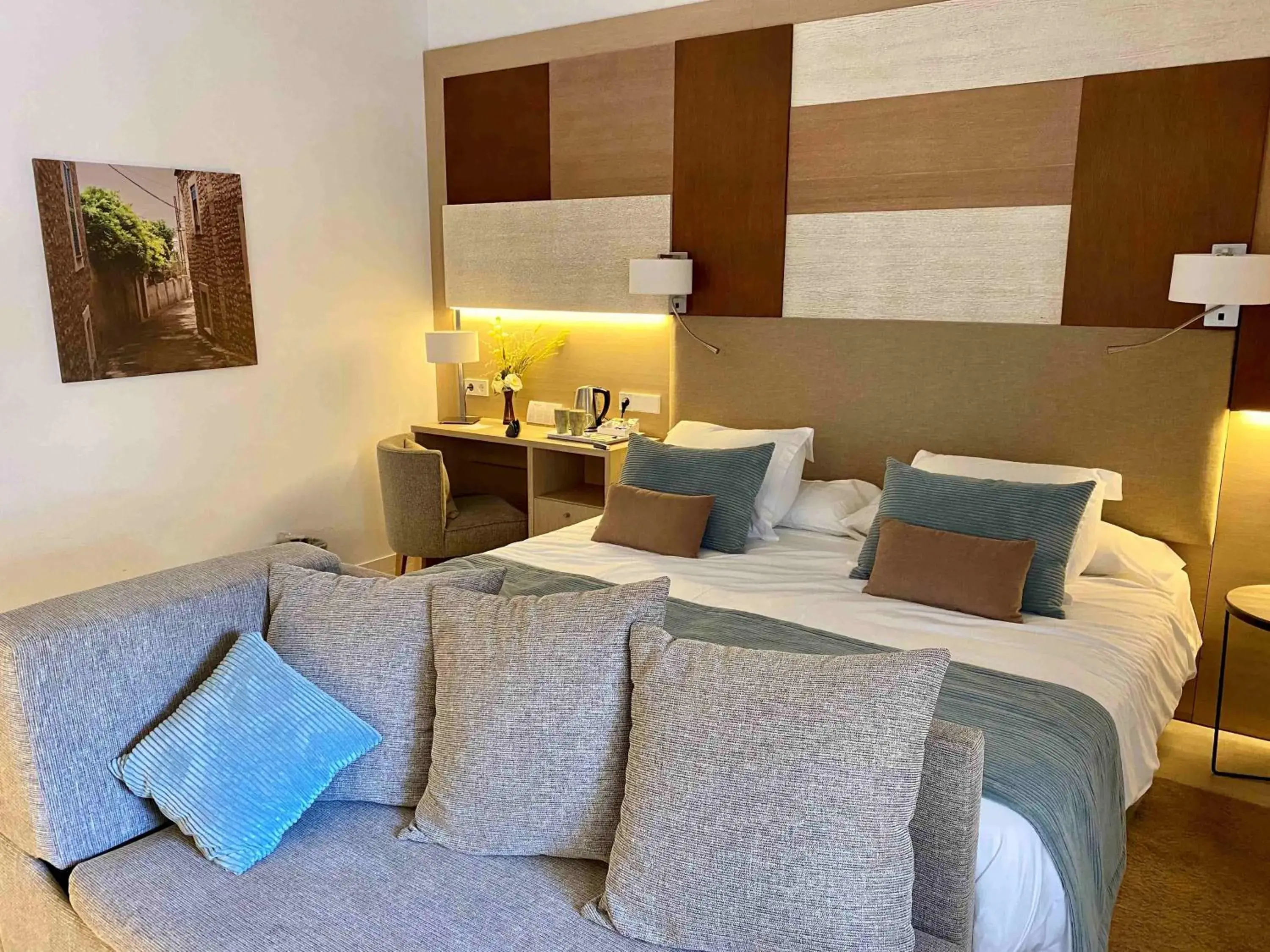 Living room, Bed in Soller Plaza Living room, Bed in Soller Plaza