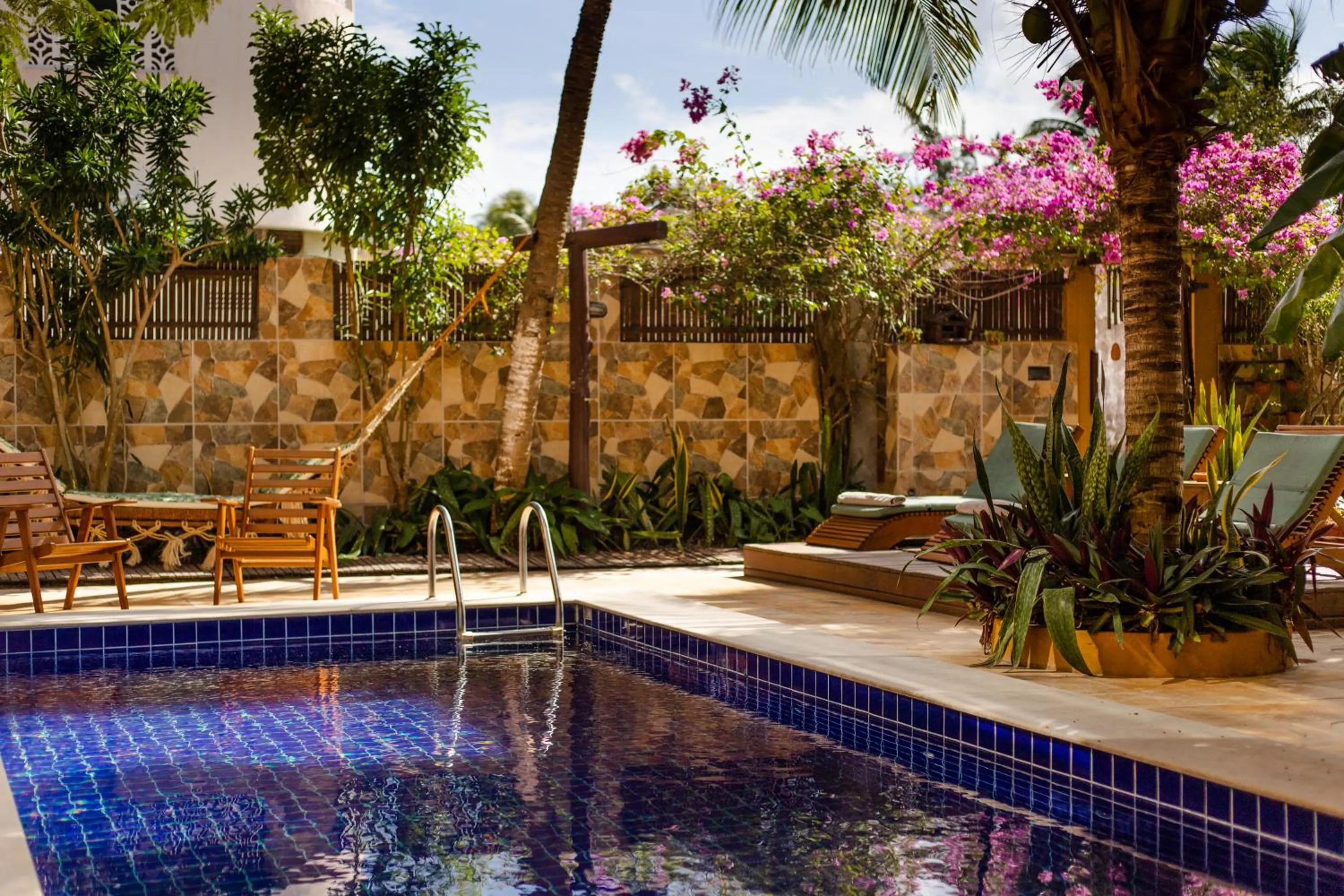 Swimming pool in Pousada Dharma