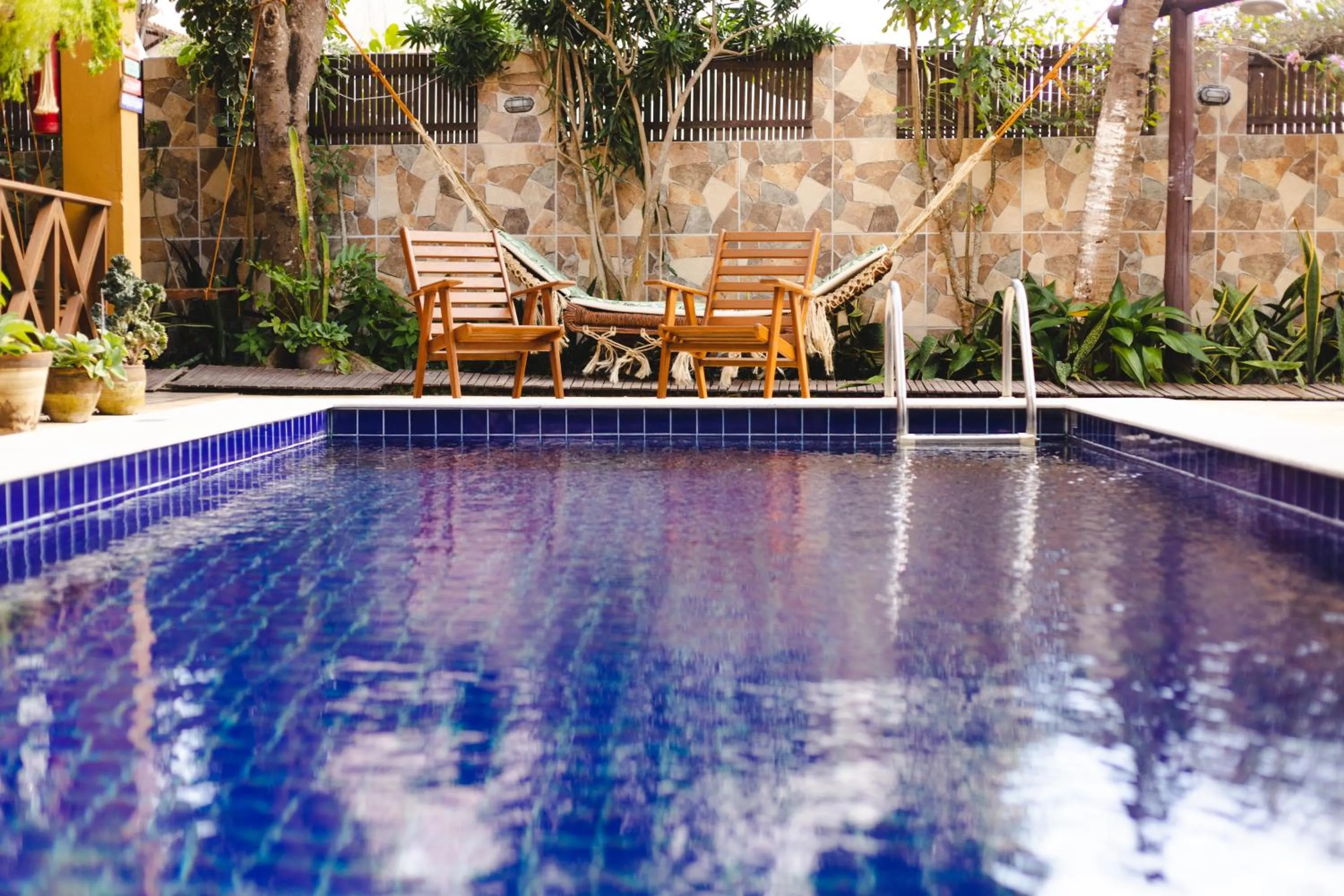Swimming pool in Pousada Dharma