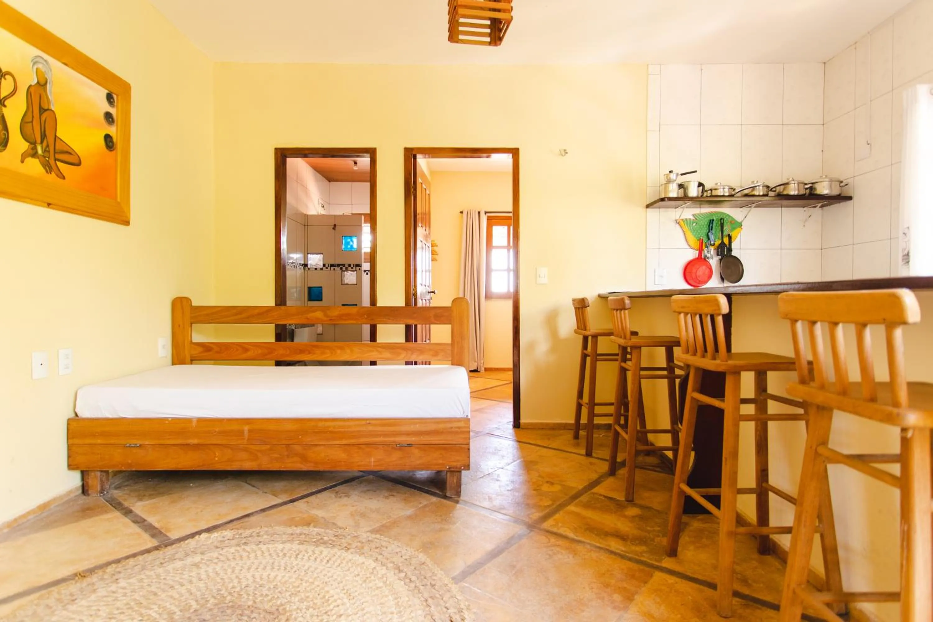 Living room in Pousada Dharma