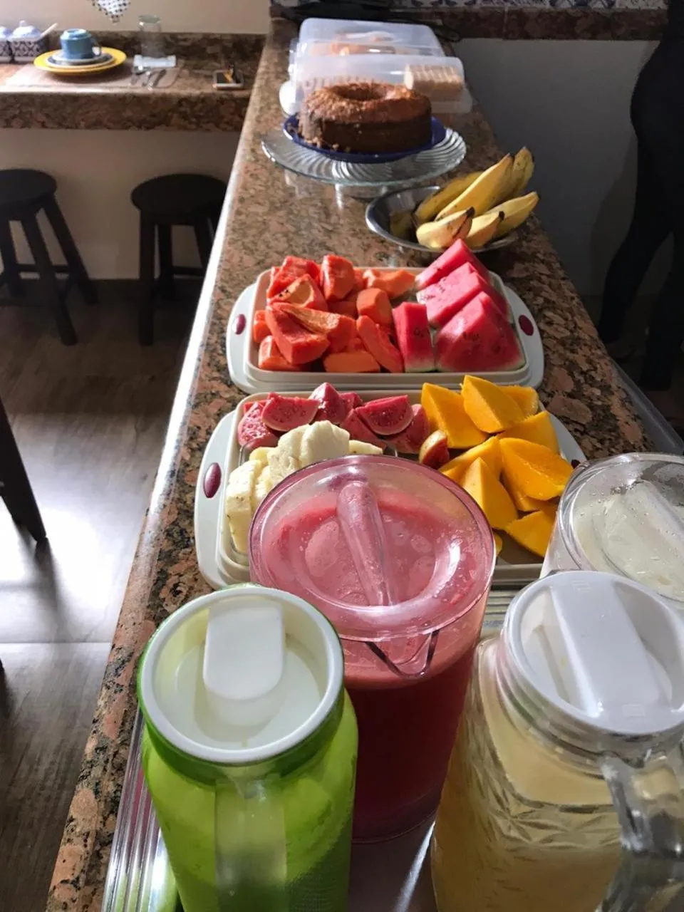 Breakfast in Pousada Dharma