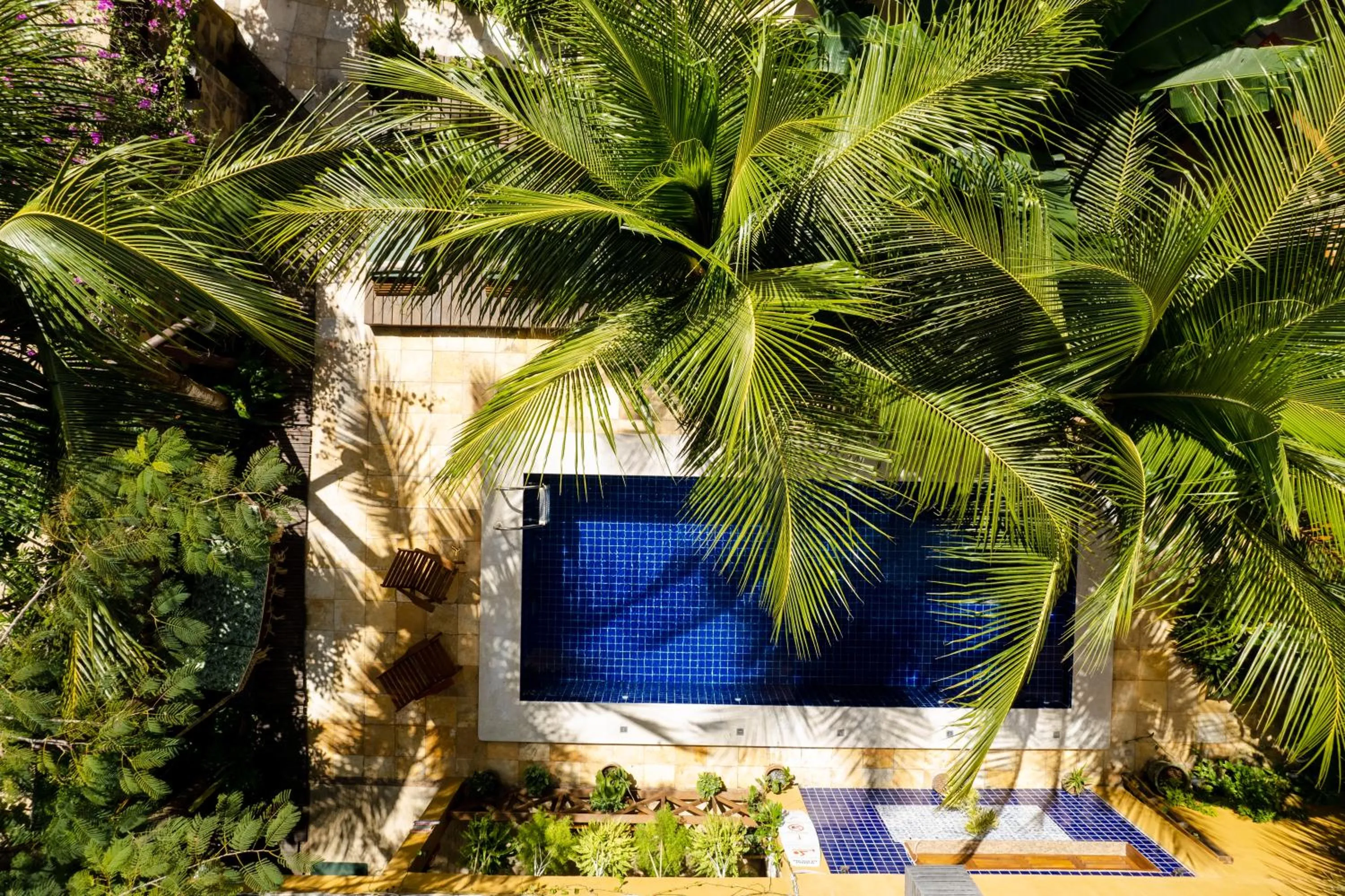 Swimming pool in Pousada Dharma