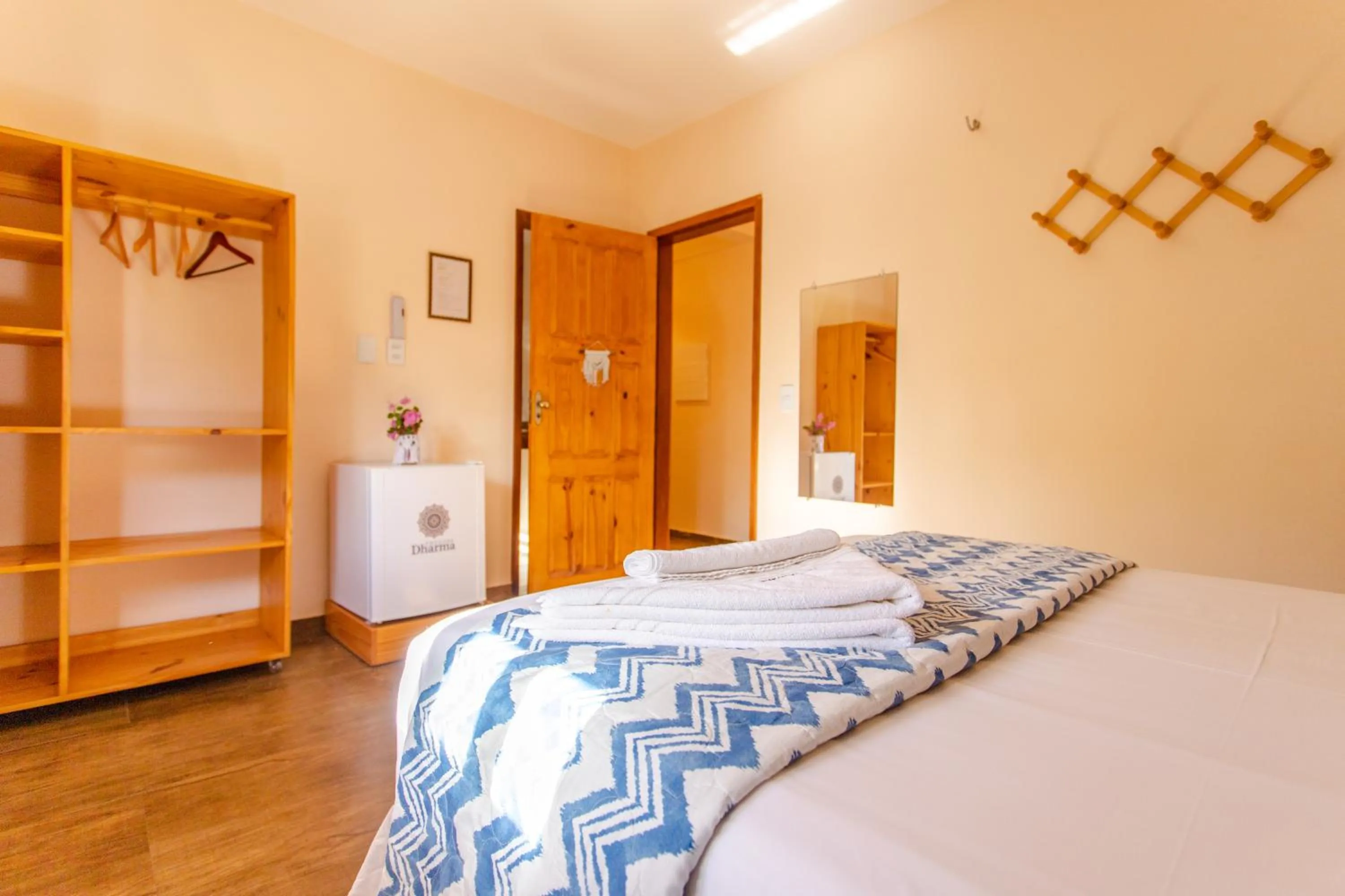 Bedroom, Bed in Pousada Dharma