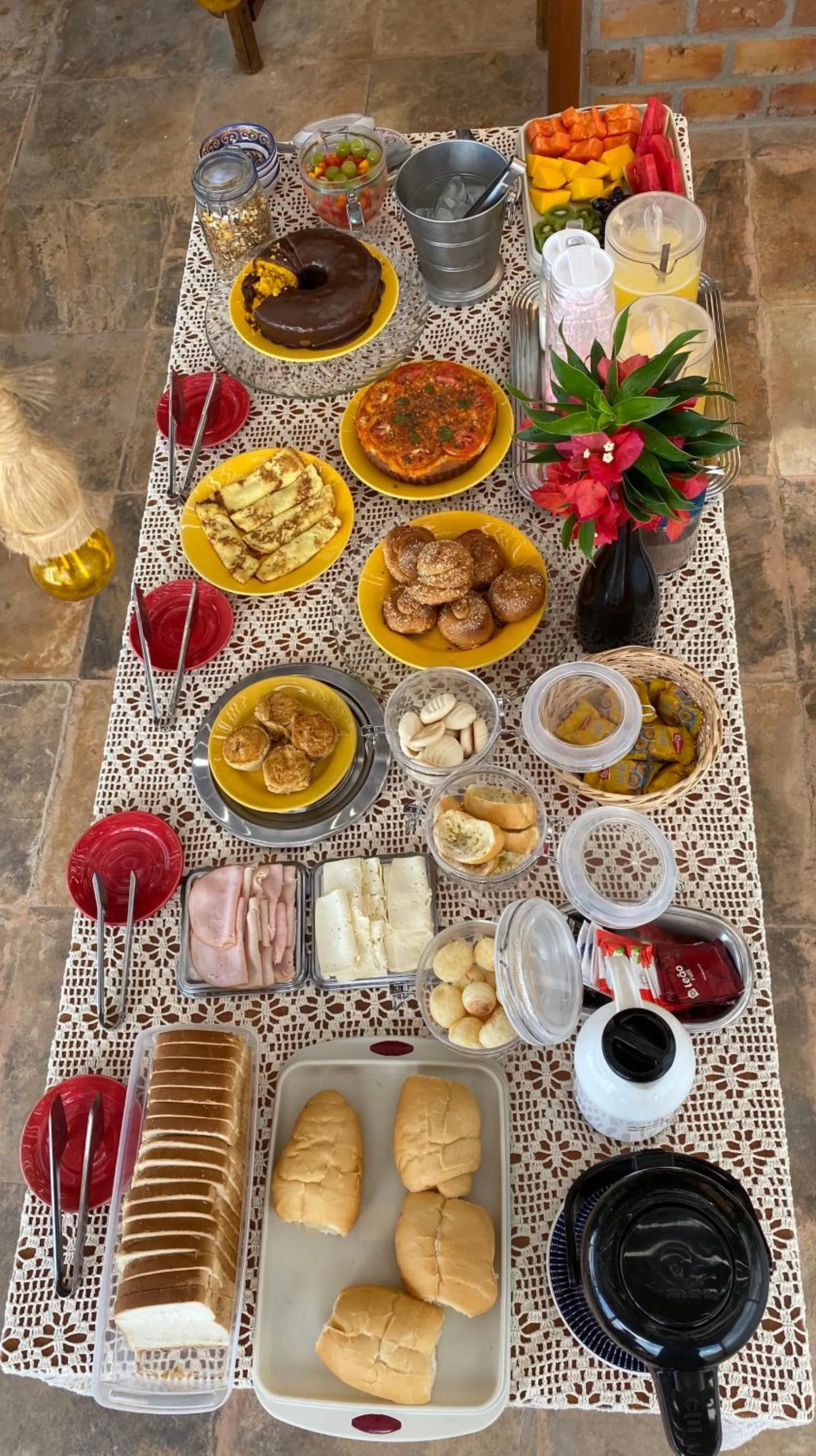 Breakfast in Pousada Dharma