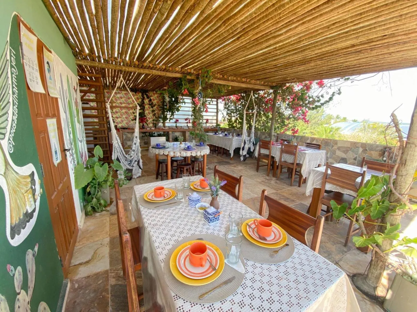 Breakfast in Pousada Dharma