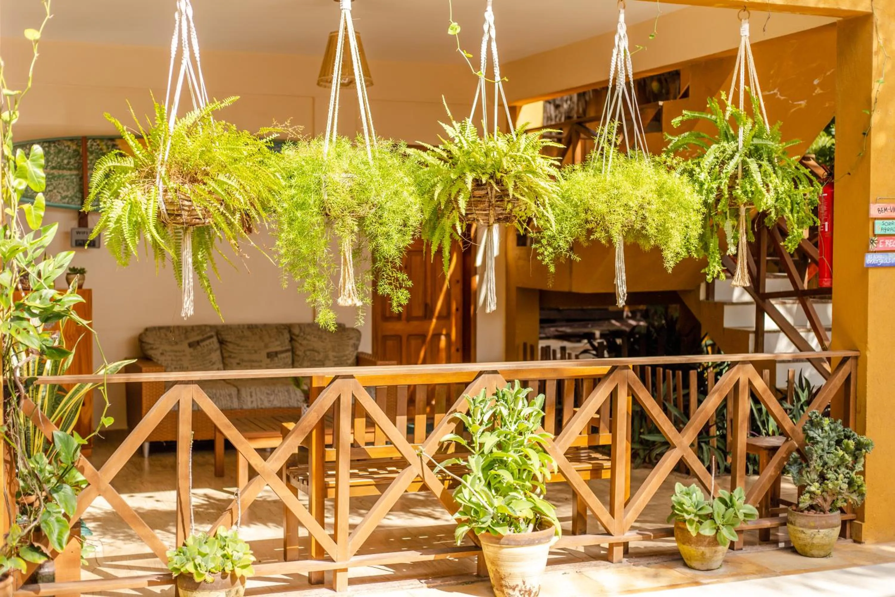 Garden in Pousada Dharma